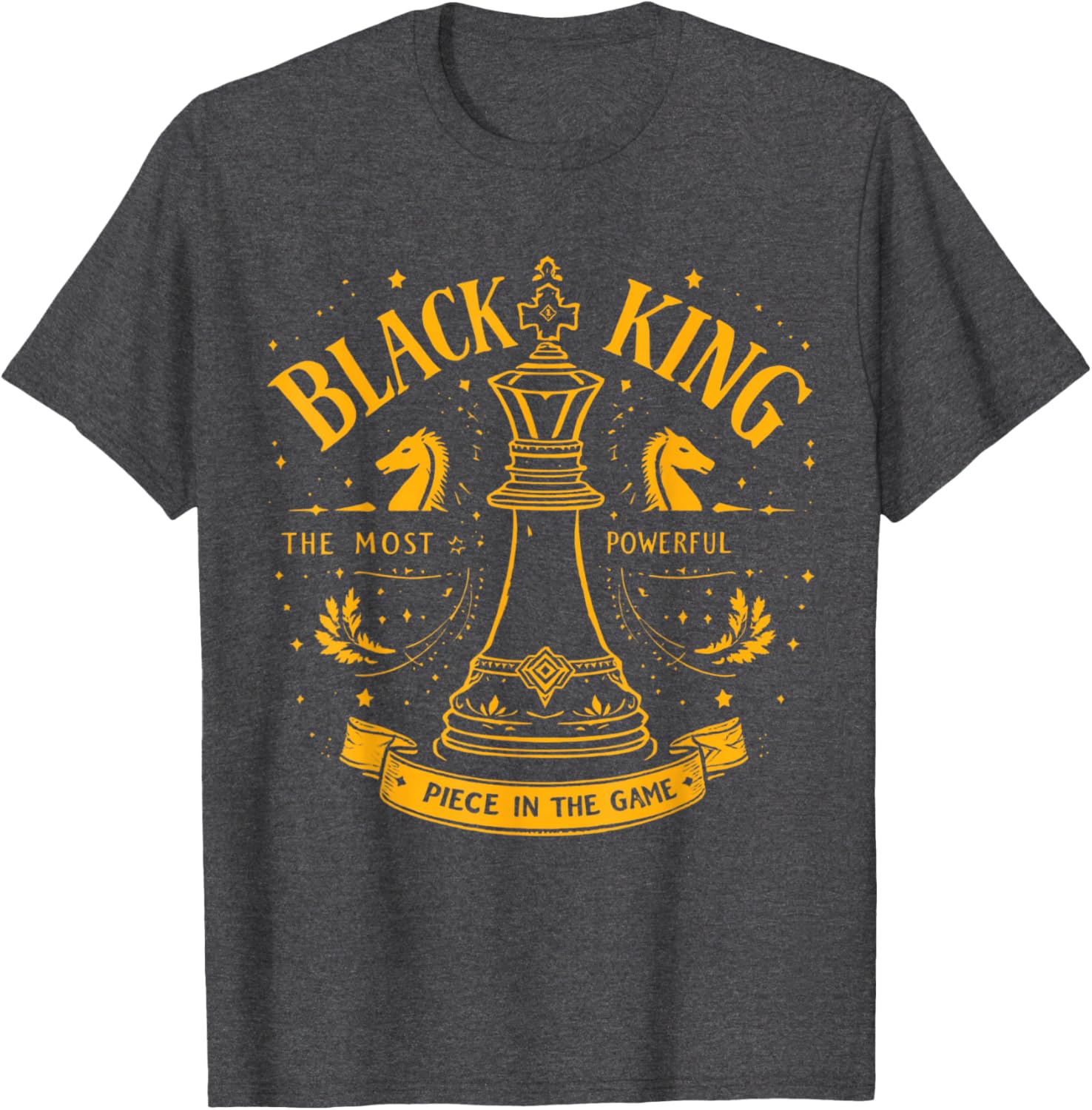 Black King T-Shirt - The Ultimate Chess Piece Apparel for Gamers - 13