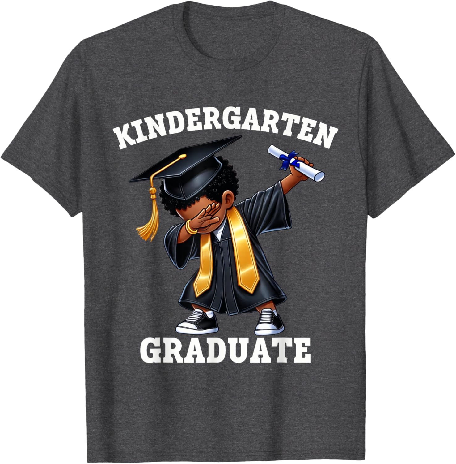 Dabbing Graduation Boys T-Shirt Class of 2025 Fun Kindergarten Wear - 12