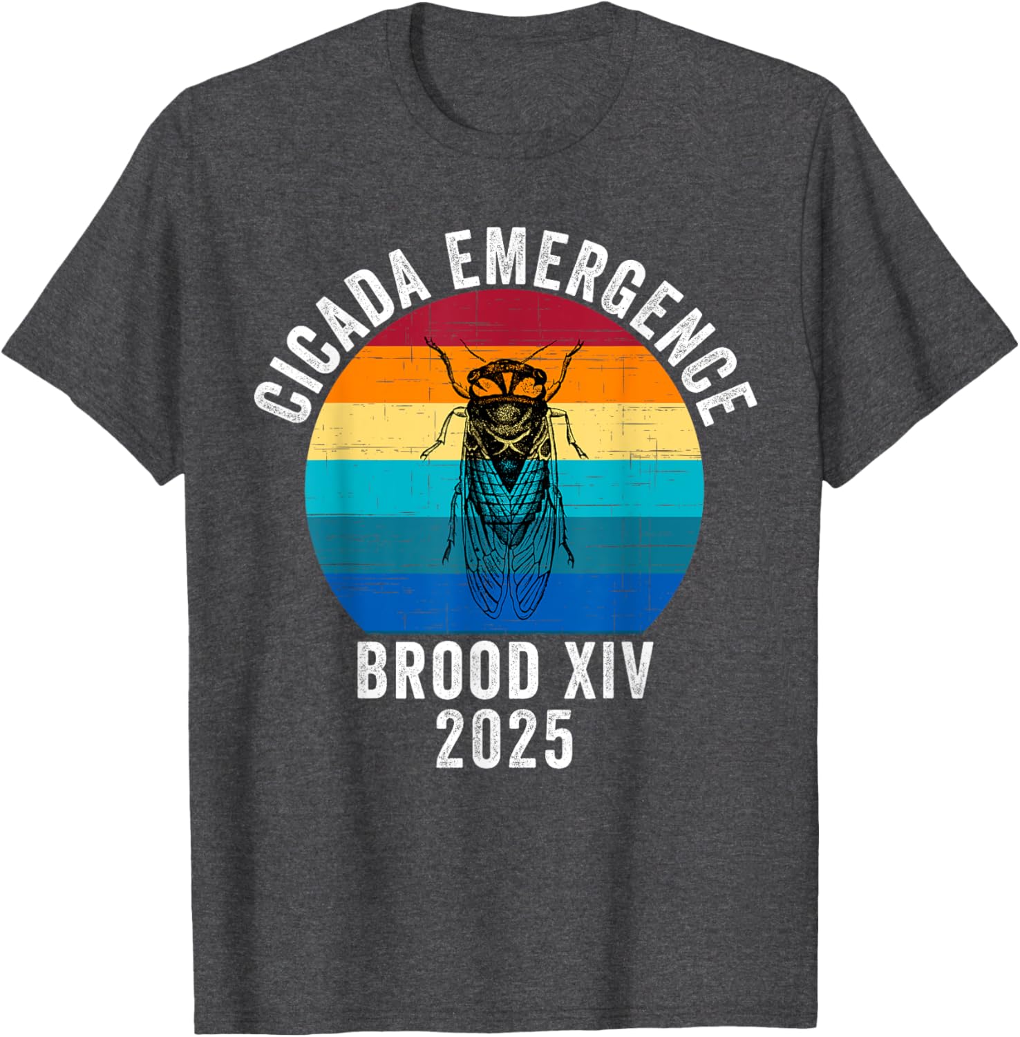 Cicada Emergence Brood XIV 2025 Funny T-Shirt for Nature Lovers - 9