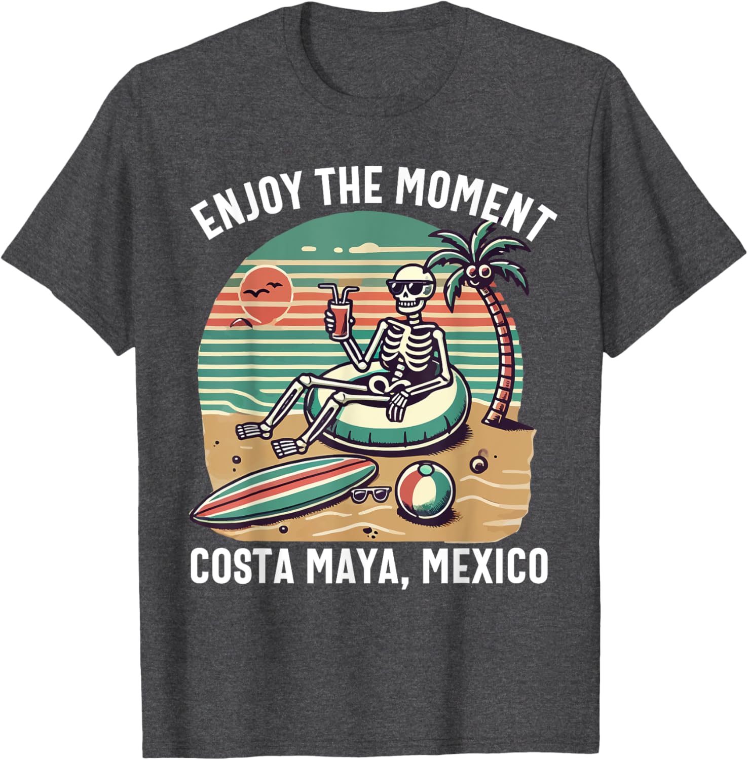Costa Maya Mexico Souvenir T-Shirt for Men Women and Kids Fun Reminder - 1