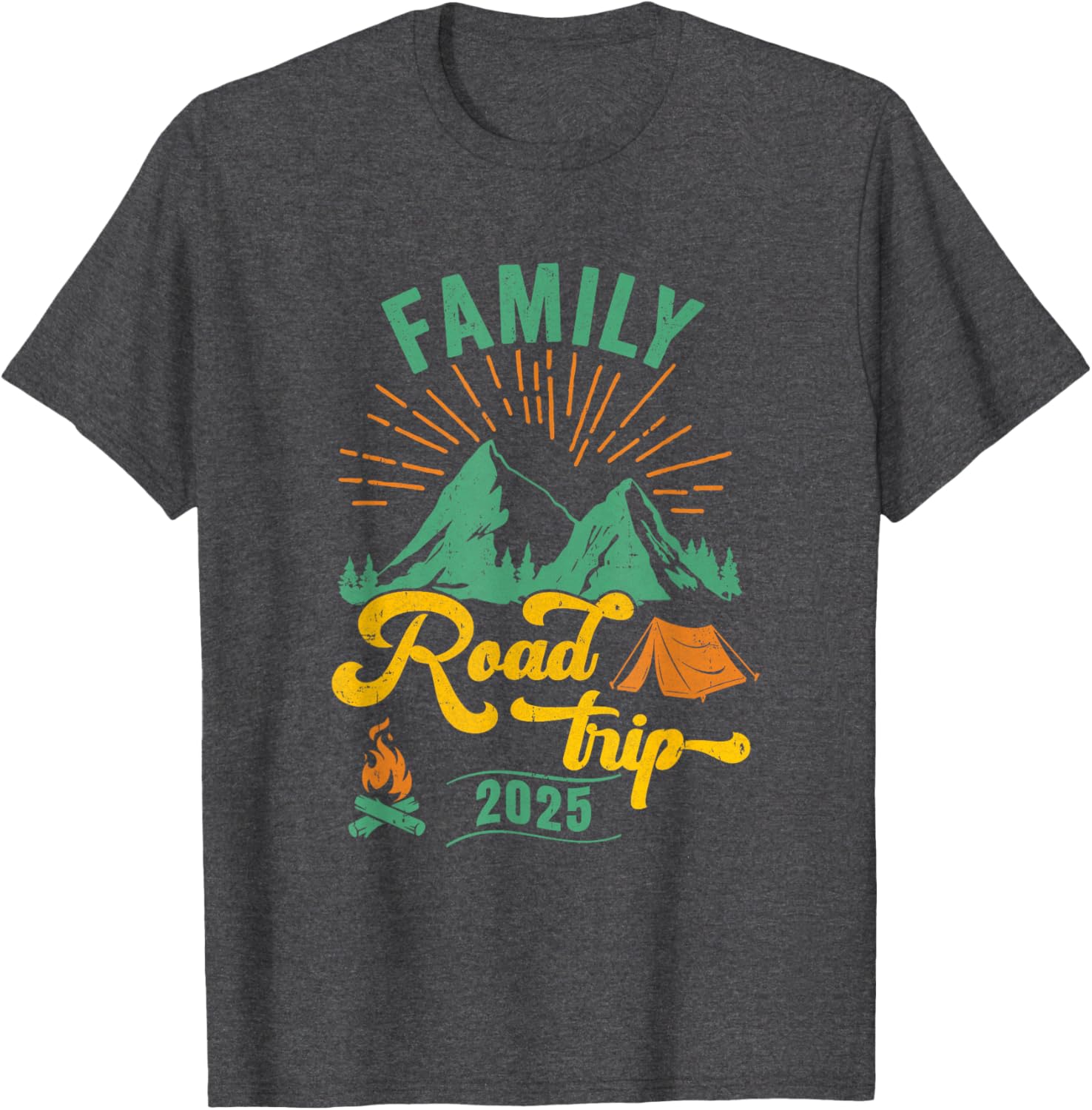 Family Road Trip Camping T-Shirt 2025 Adventure Vacation Gear - 3