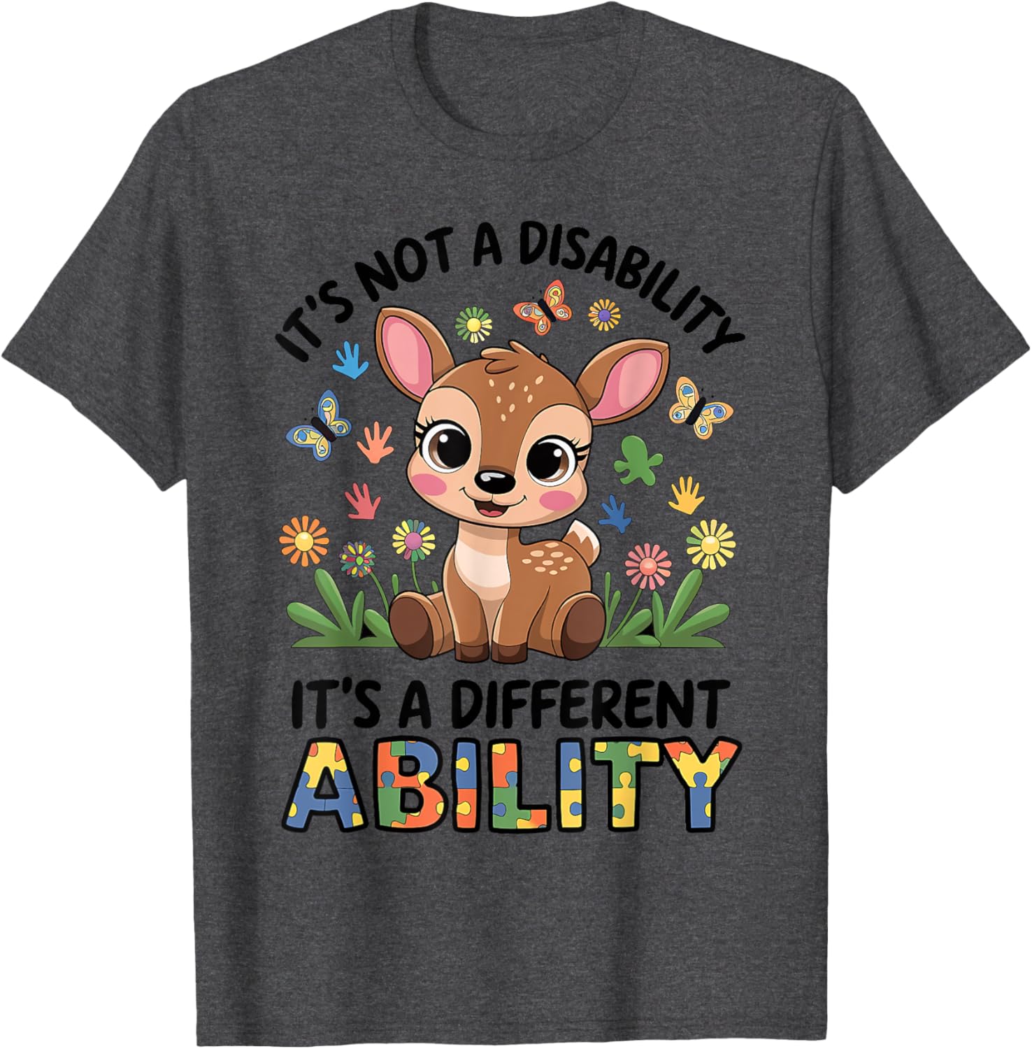 Autism Awareness T-Shirt Celebrating Different Abilities in Style - 7