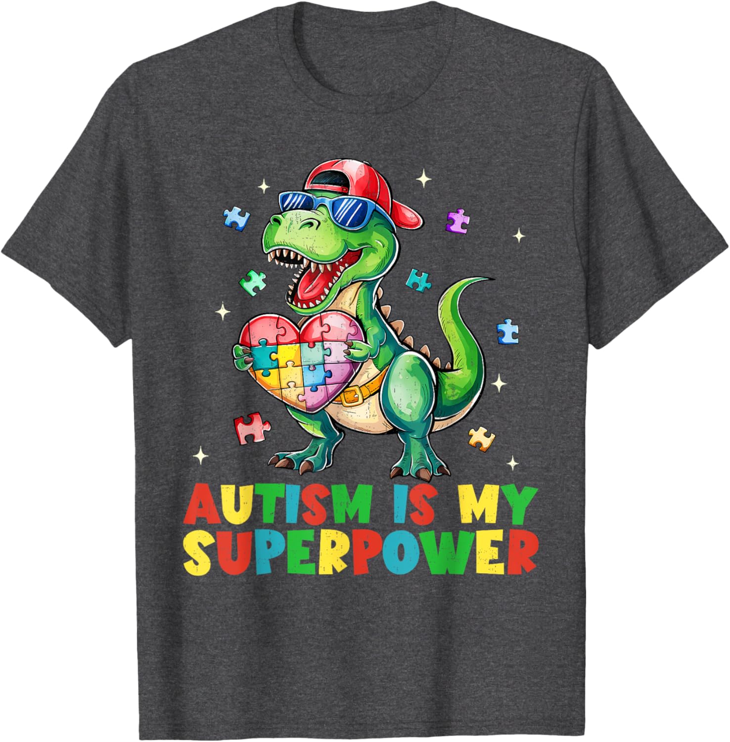 Funny Autism Awareness T-Shirt for Boys - Autism Is My Superpower - 7