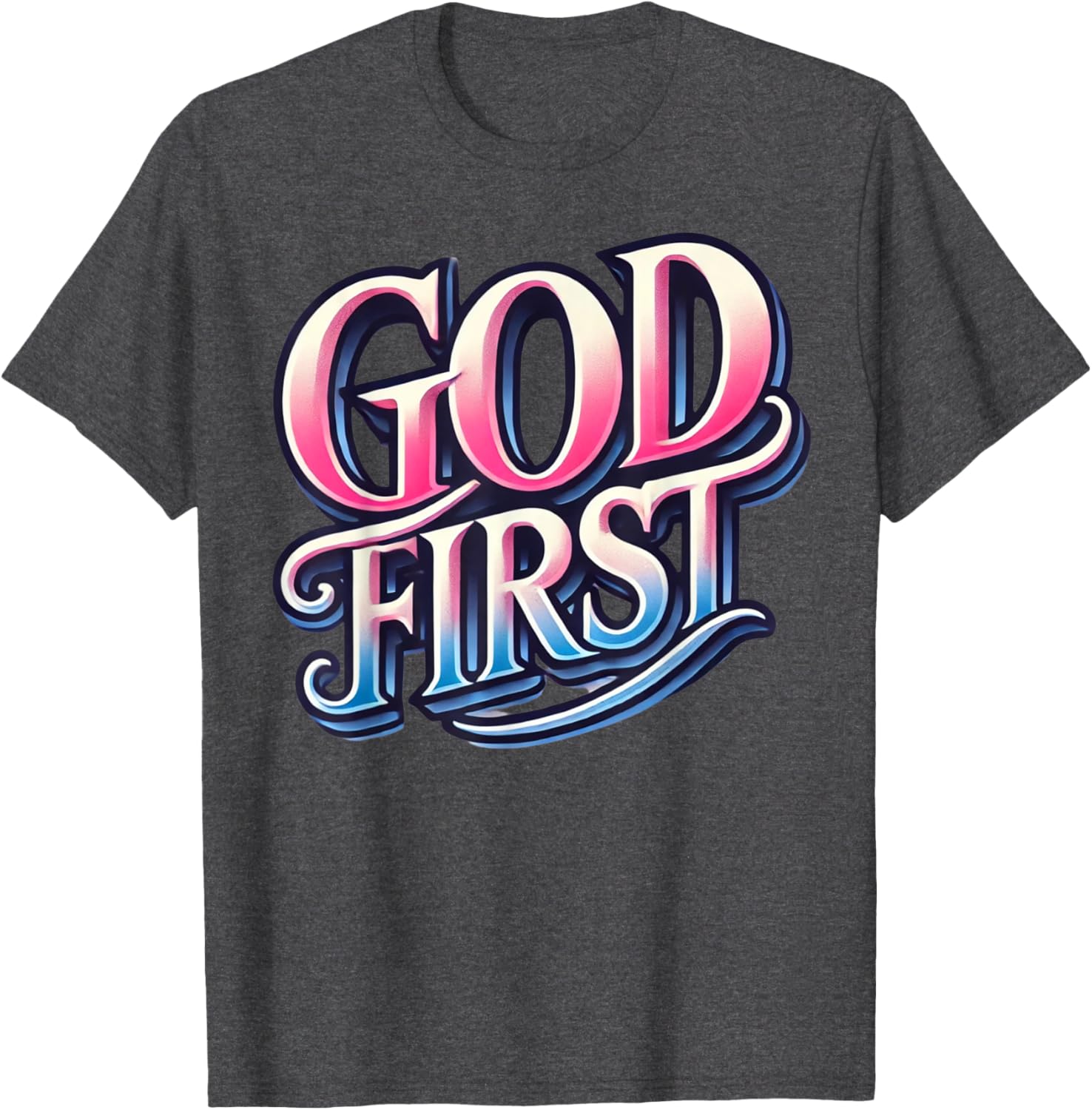 Funny Religious Family T-Shirt Unisex Modern Classic Fit Black Small - 15