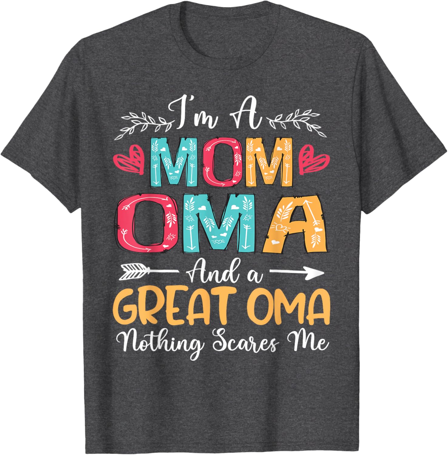 I'm A Mom Oma Great Oma Happy Mother's Day 2025 T-Shirt Gift Idea - 1