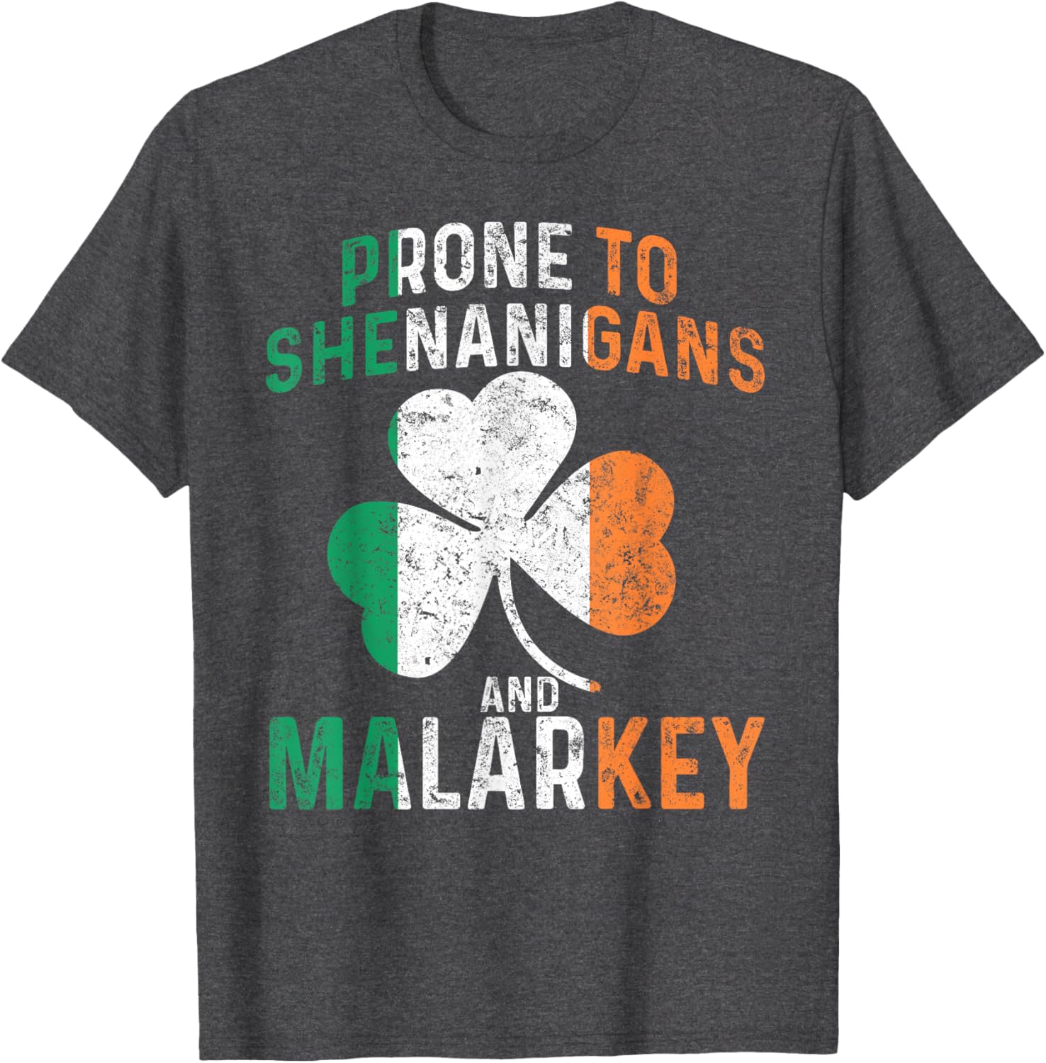 Funny St Patricks Day Boys T-Shirt Prone To Shenanigans And Malarkey - 19