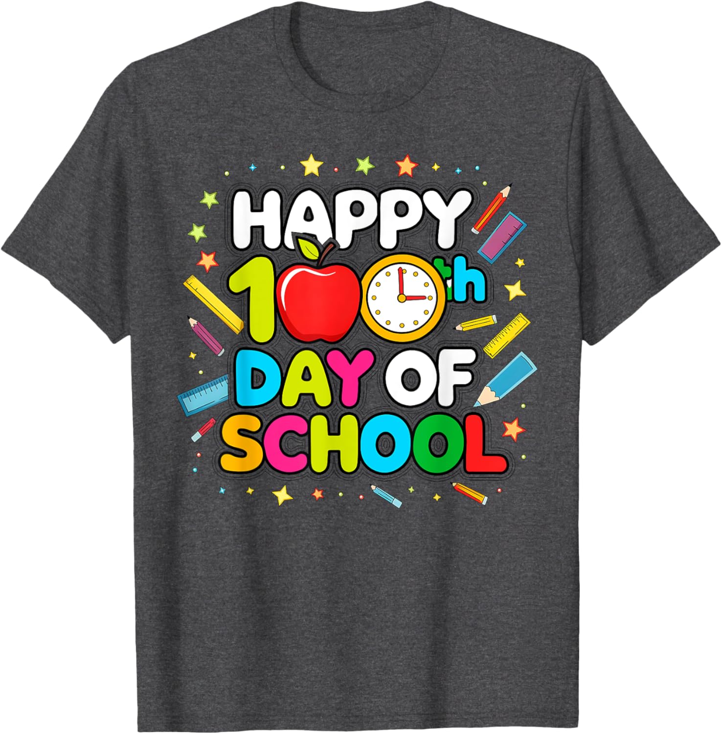 100 Days of School T-Shirt for Toddlers Perfect for Teachers and Students - 11
