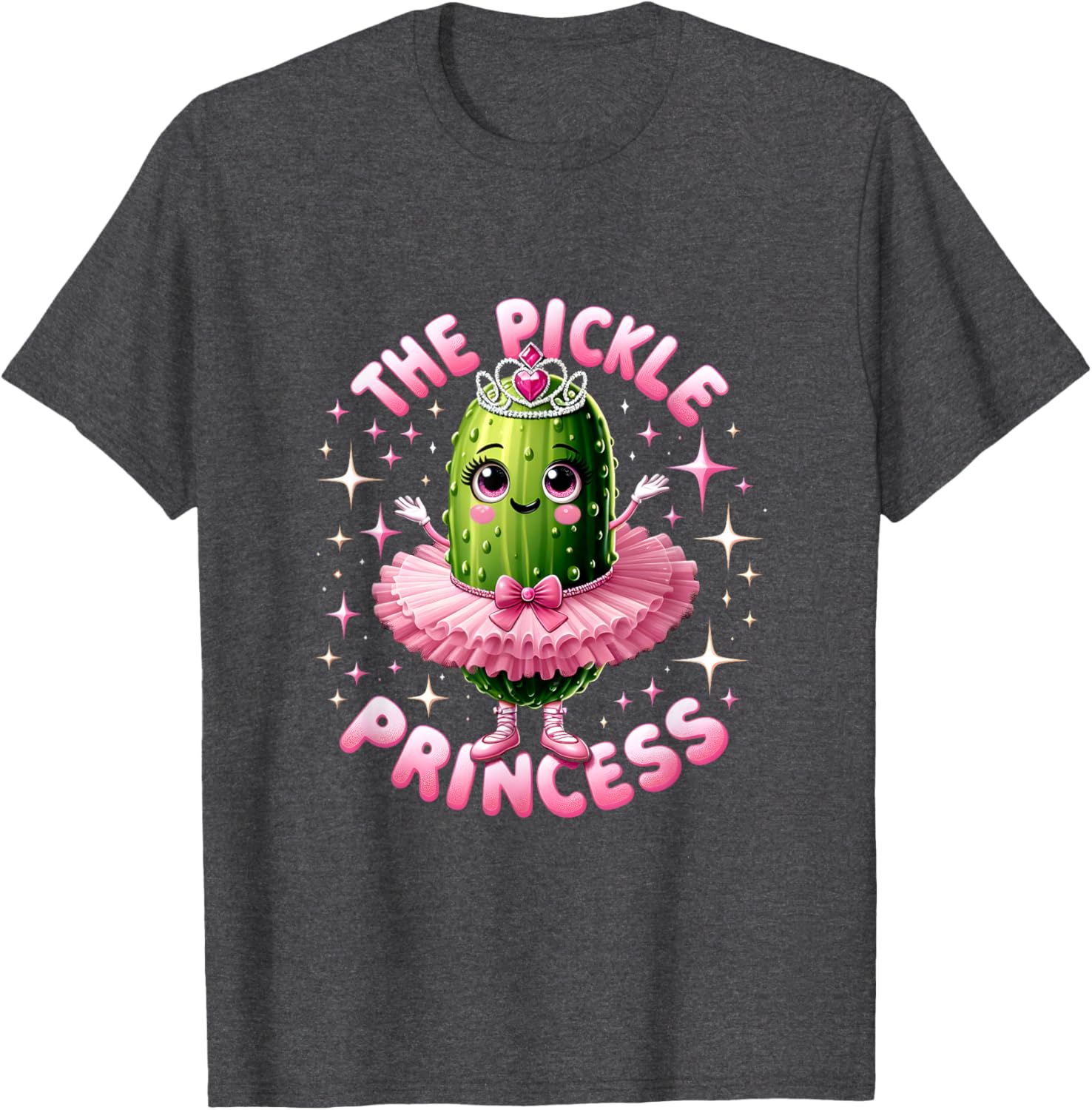 Cute Pickle Princess Ballet T-Shirt for Pickle Lovers and Dancers - 18