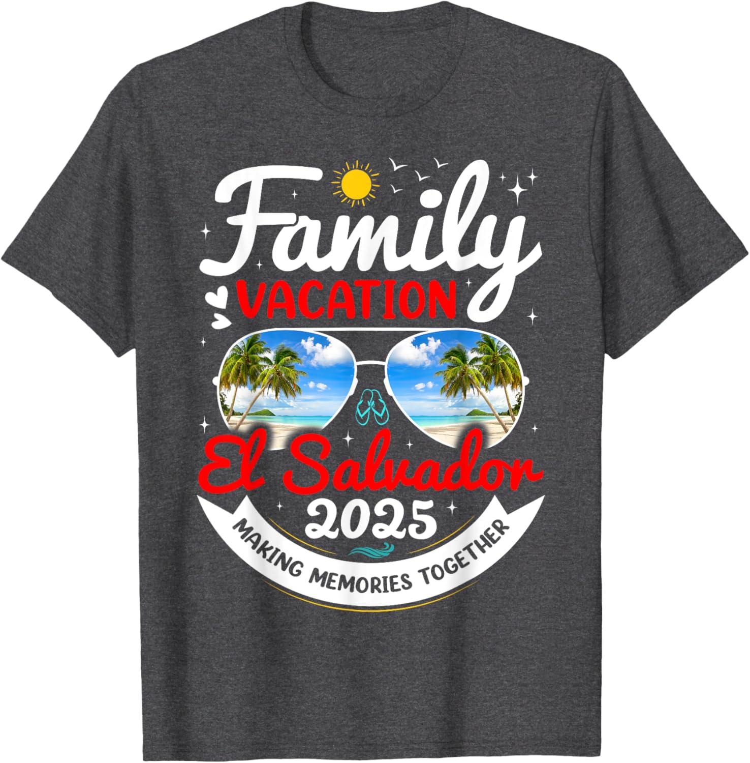 El Salvador Family Vacation 2025 Beach Group T-Shirt for Fun Adventures - 8
