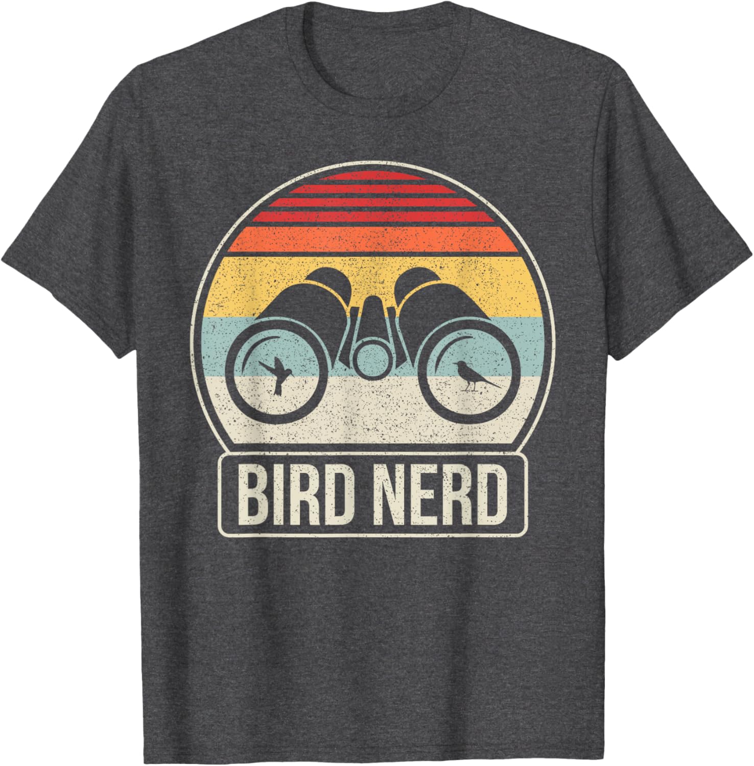 Funny Birdwatching T-Shirt for Bird Lovers - Black Unisex Short Sleeve - 9