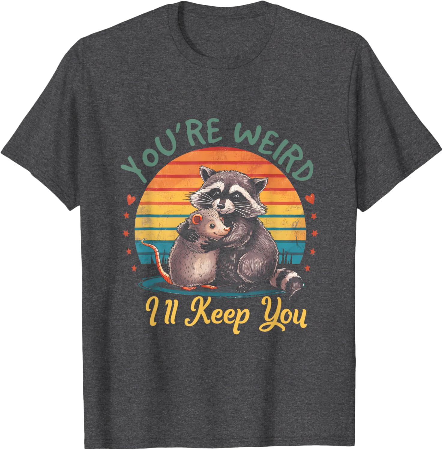 Celebrate Your Weirdness with Our Fun You Are Weird I'll Keep You T-Shirt - 15