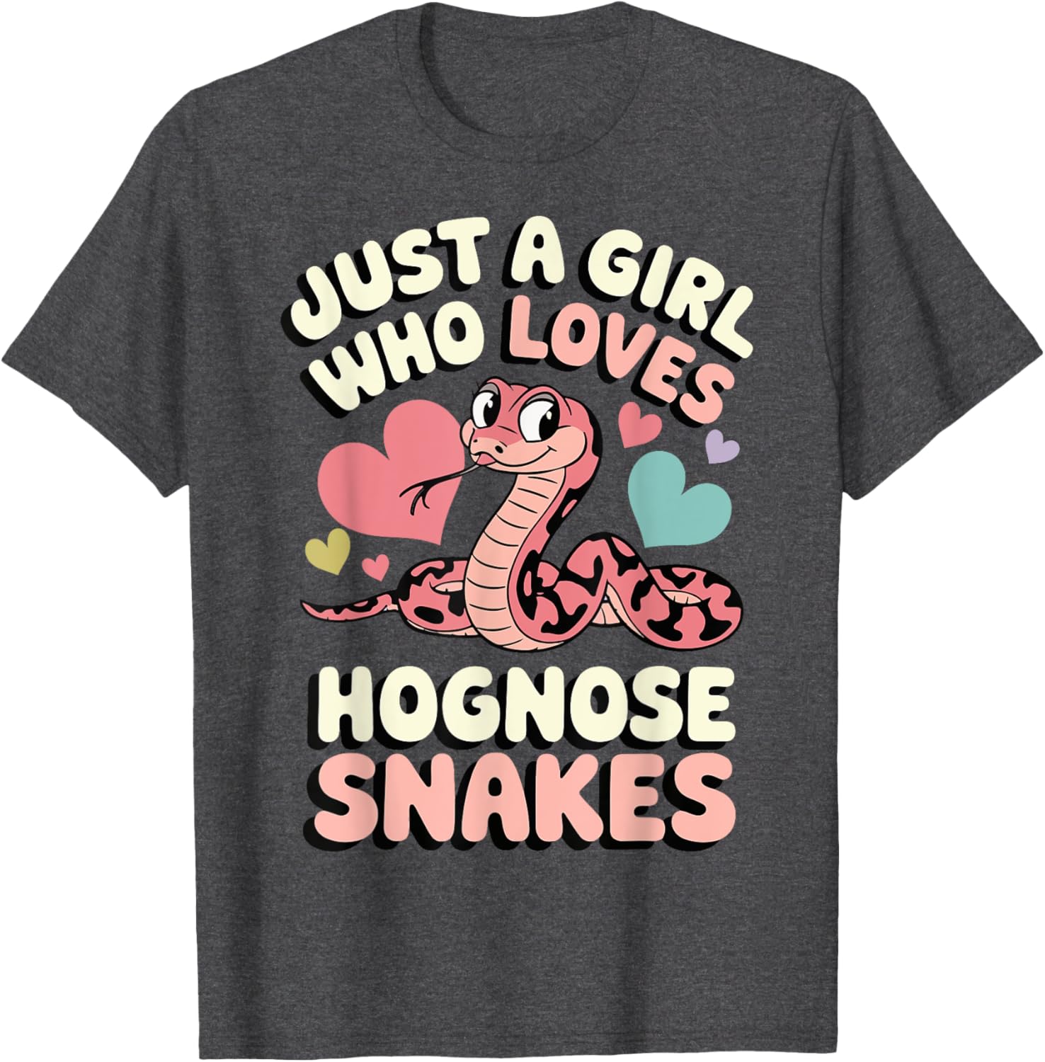 Just A Girl Who Loves Hognose Snakes Fun T-Shirt for Snake Enthusiasts - 16
