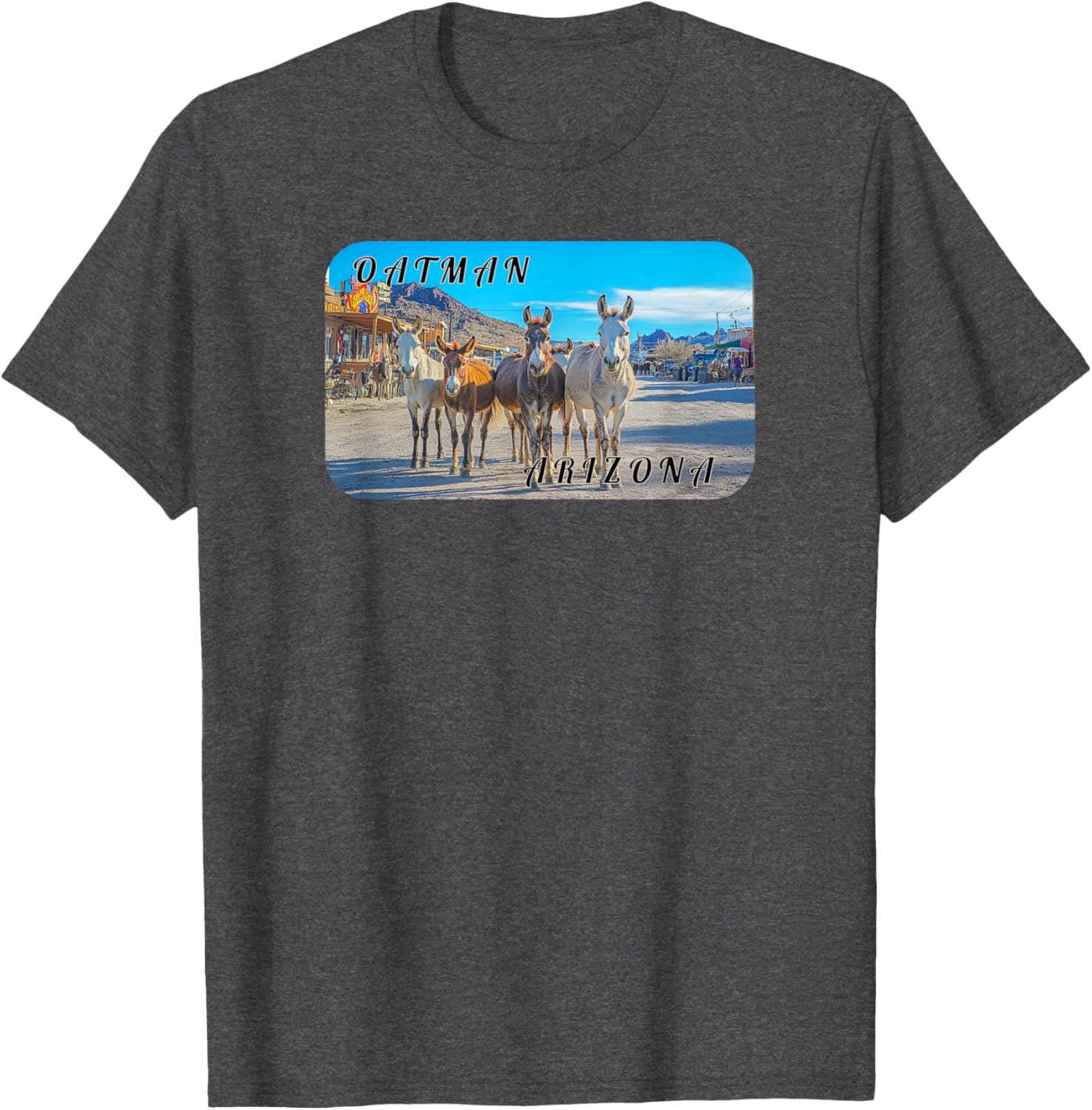 Oatman Arizona Burros T-Shirt for Animal Lovers and Adventure Seekers - 3