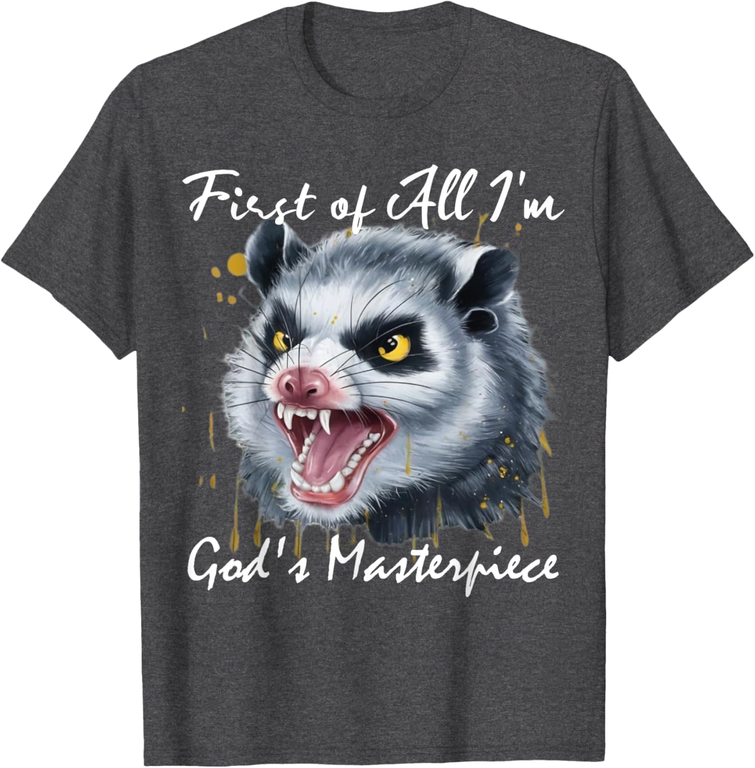 First of All I'm God's Masterpiece T-Shirt for Inspirational Style - 3