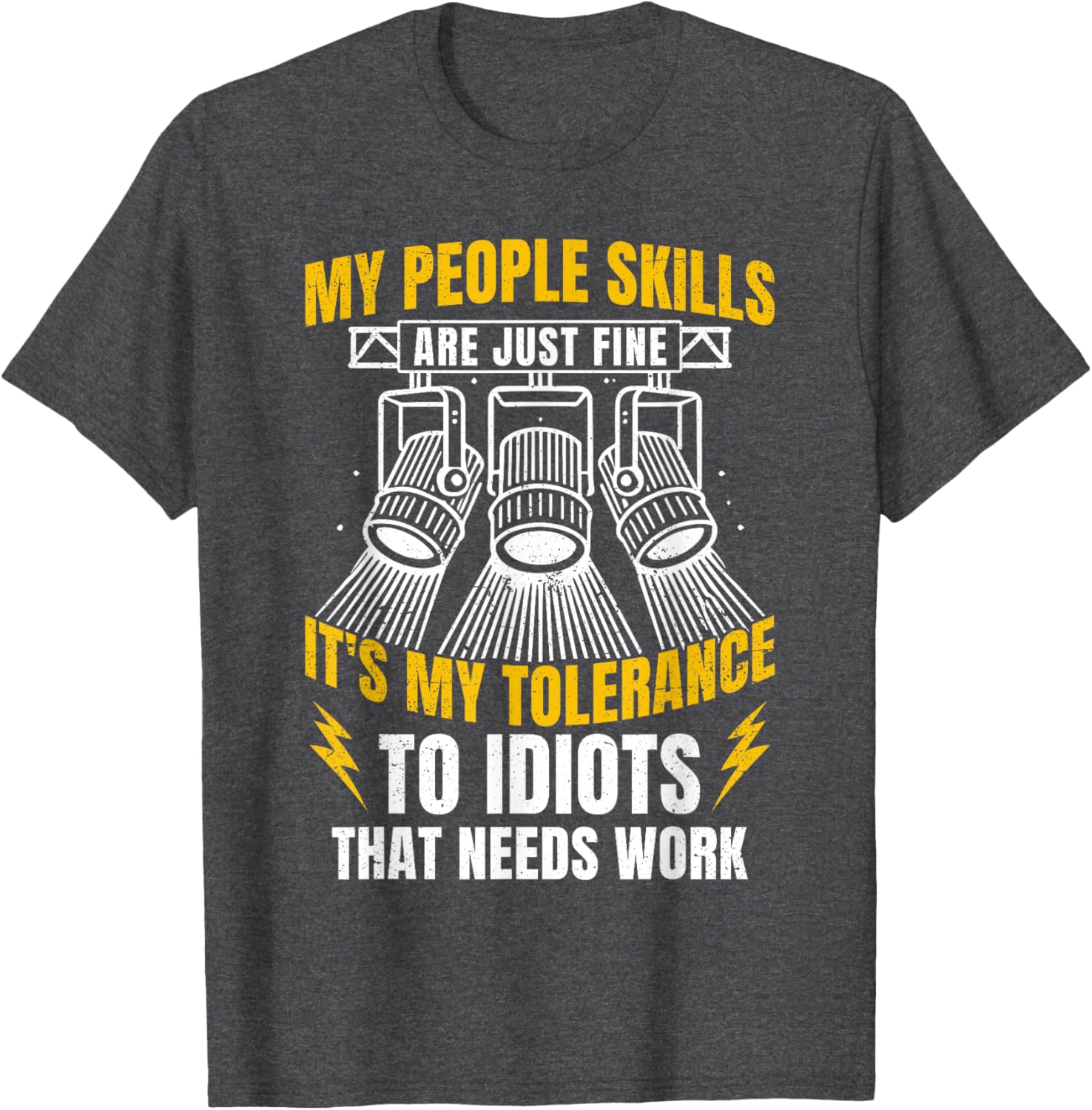 Funny Lighting Technician T-Shirt for Light Tech Enthusiasts - 9