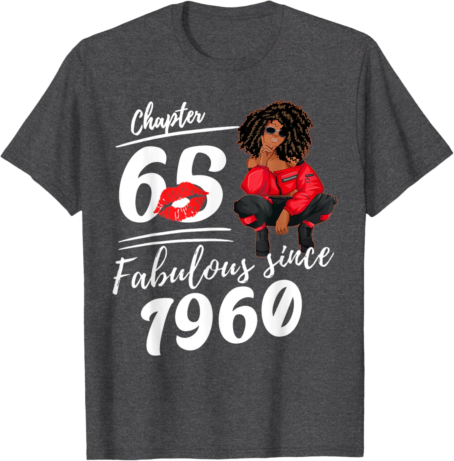 Fabulous Since 1960 65th Birthday Queen T-Shirt for Women - 12