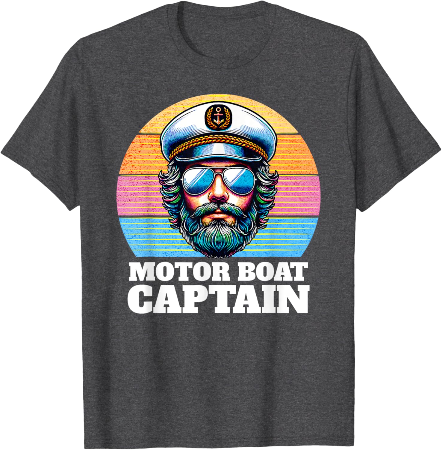 Funny Motor Boat Captain T-Shirt for Men and Women, Nautical Humor Apparel - 3
