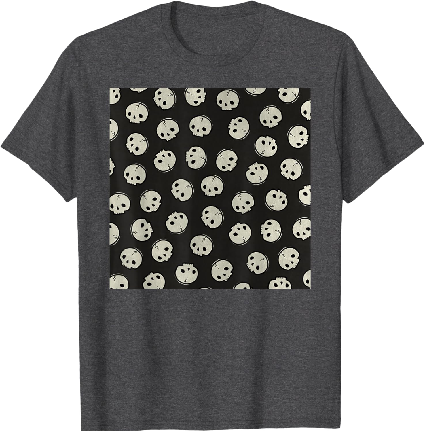 Trendy Cecelia Hotzler Skull Pattern Graphic T-Shirt for Unique Style - 23