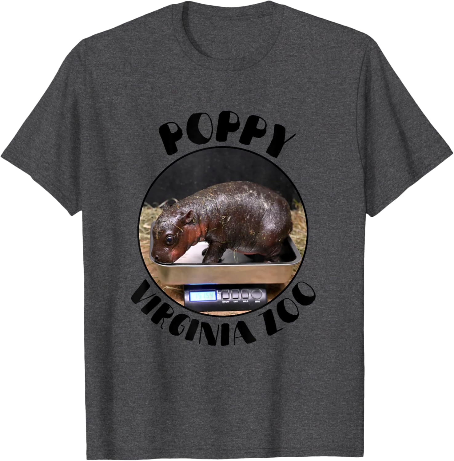 Poppy Virginia Zoo Pygmy Hippo T-Shirt Adorable Baby Hippo Shirt - 5