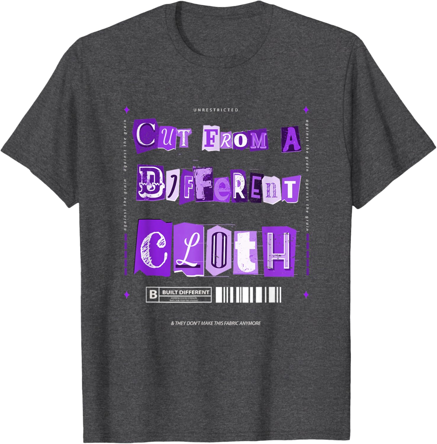 Vibrant Purple Graphic T-Shirt From A Different Cloth for Stylish Comfort - 7