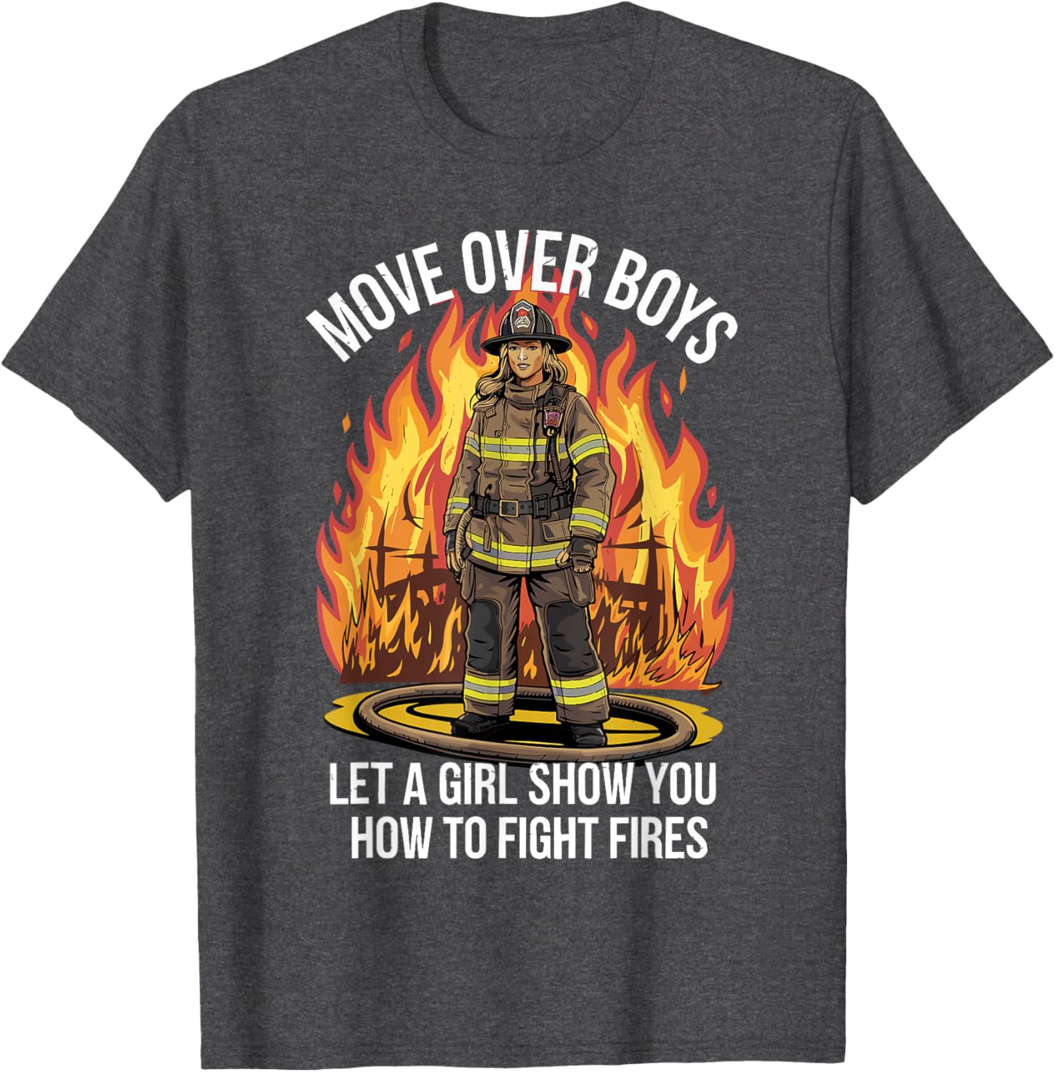 Stylish Firefighter T-Shirt for Women and Girls - Perfect Gift Idea - 2