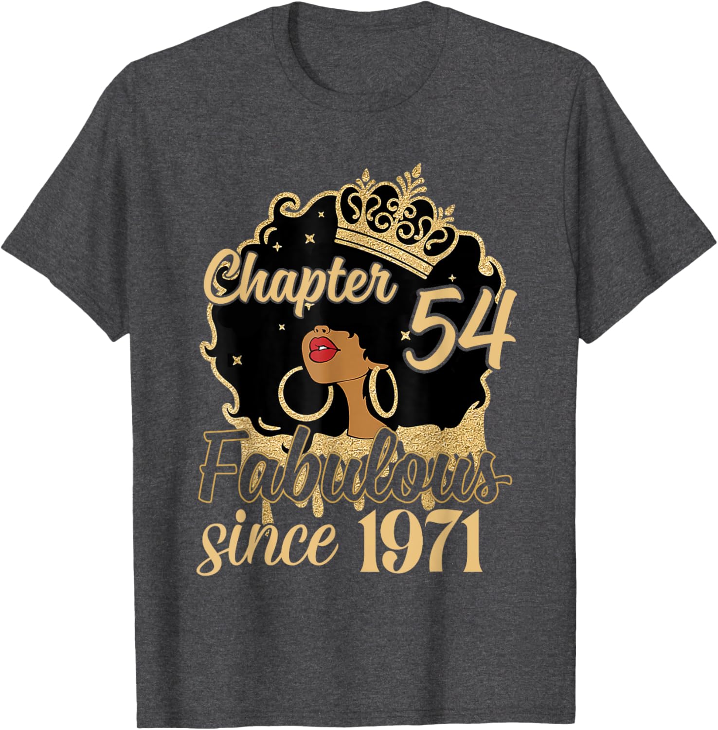 Fabulous Since 1971 54th Birthday T-Shirt for Women and Girls - 5
