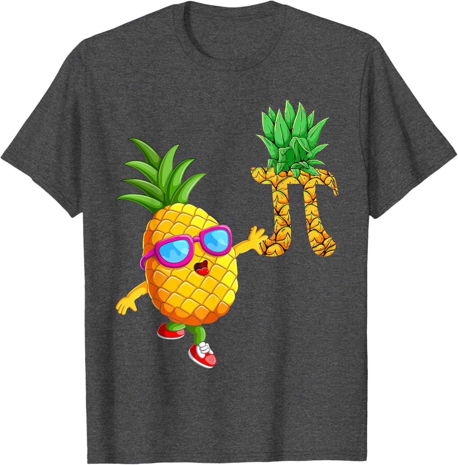 Pineapple Pi Day T-Shirt for Math Lovers and Foodies Fun Design - 8