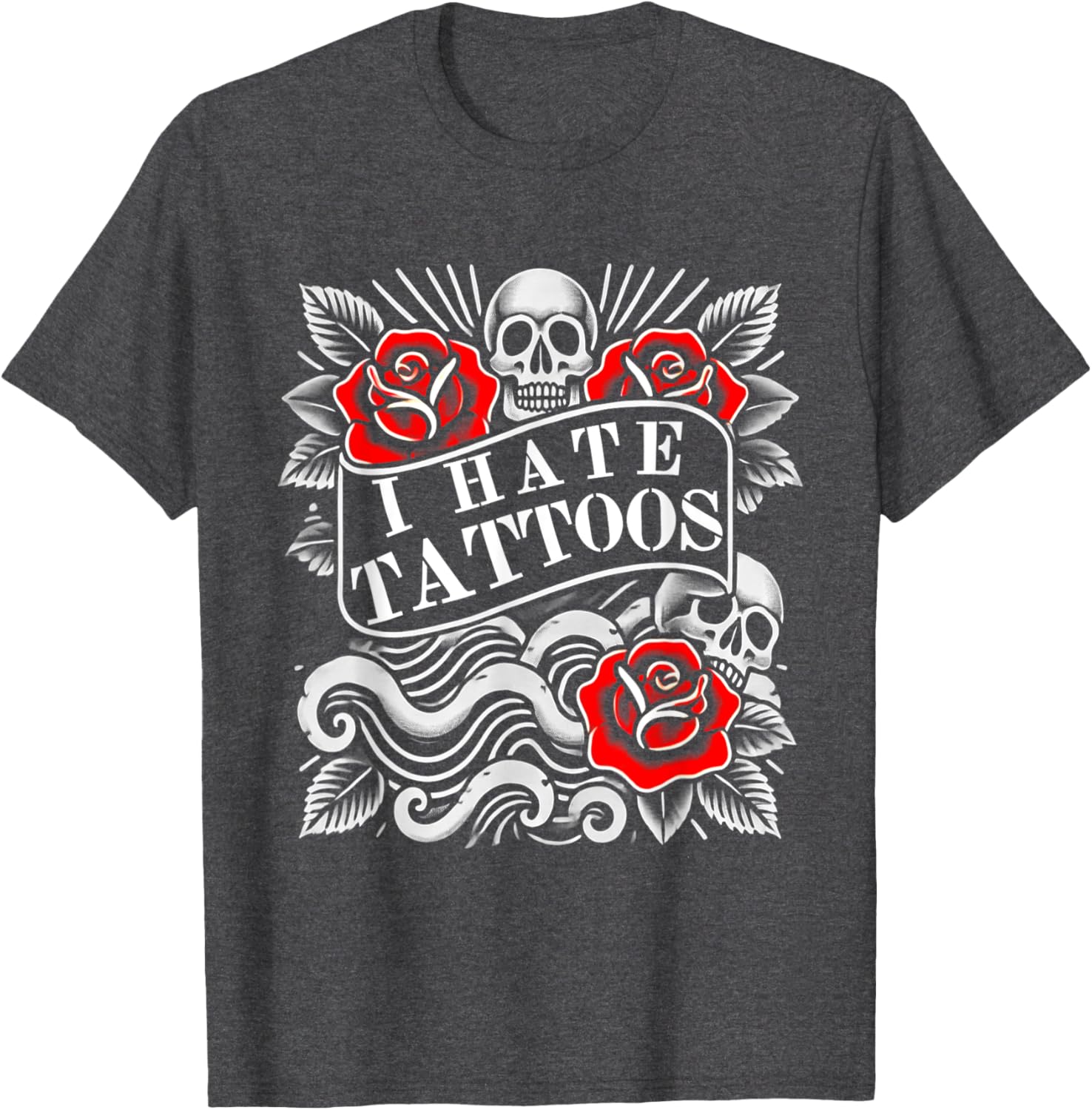 I Hate Tattoos T-Shirt for Tattoo Lovers and Artists – Unique Inked Graphic - 11