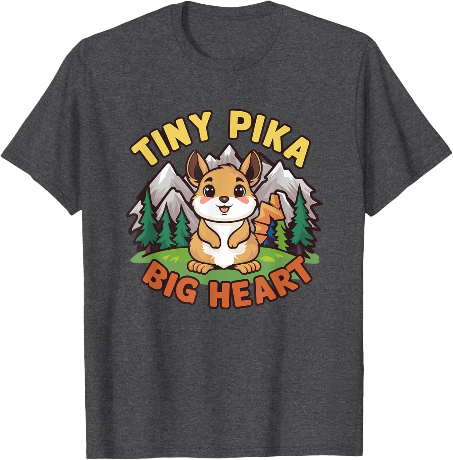 Playful Tiny Pika Big Heart T-Shirt for Animal Lovers and Adventurers - 5