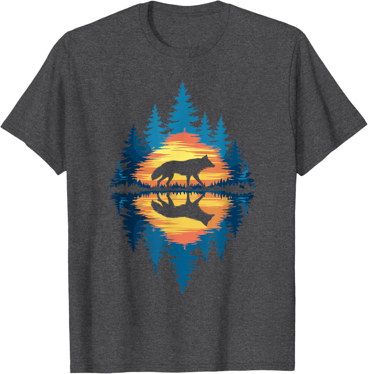Wolf Forest Wildlife T-Shirt for Men, Women, and Kids - Nature Lover's Apparel - 9