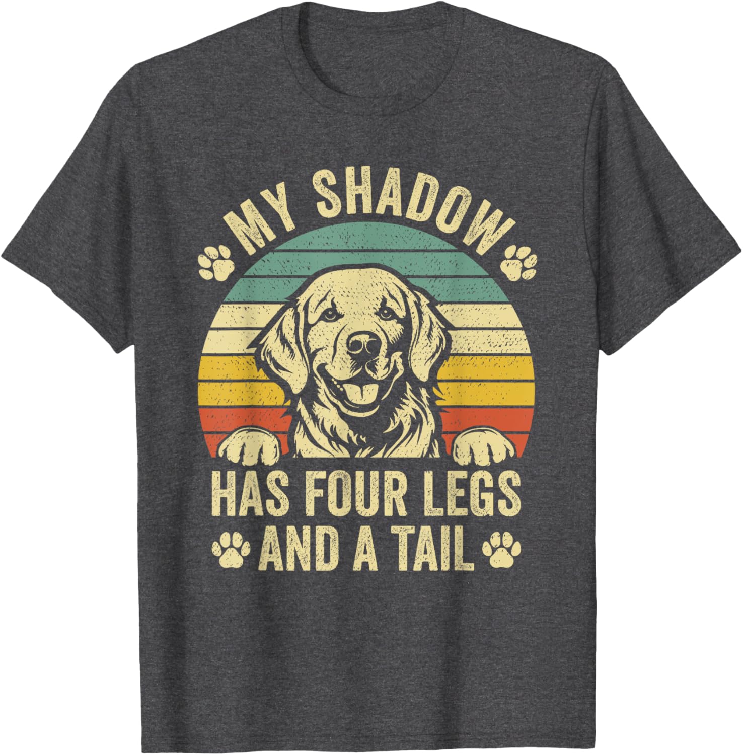 Cute My Shadow Has Four Legs And A Tail T-Shirt for Dog Lovers - 10