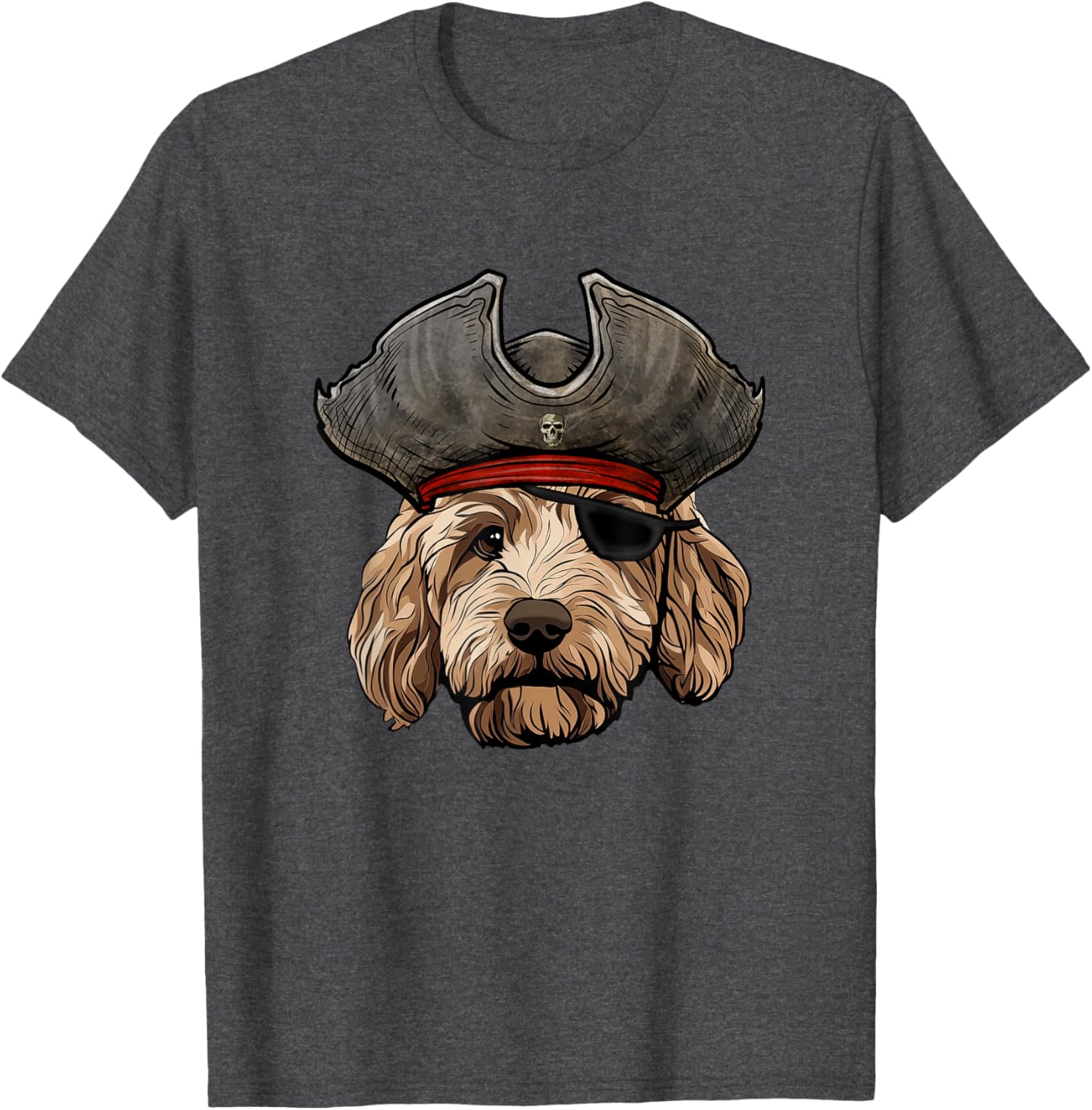 Funny Pirate Goldendoodle Dog T-Shirt for Pet Lovers and Pirates - 4