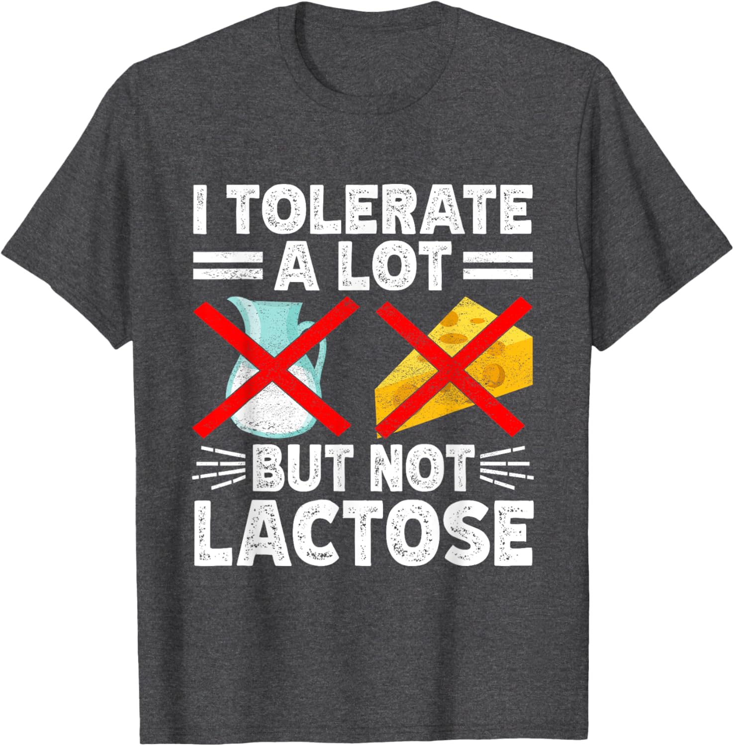 Lactose Intolerance Dairy Allergy T-Shirt for Comfortable Everyday Wear - 5