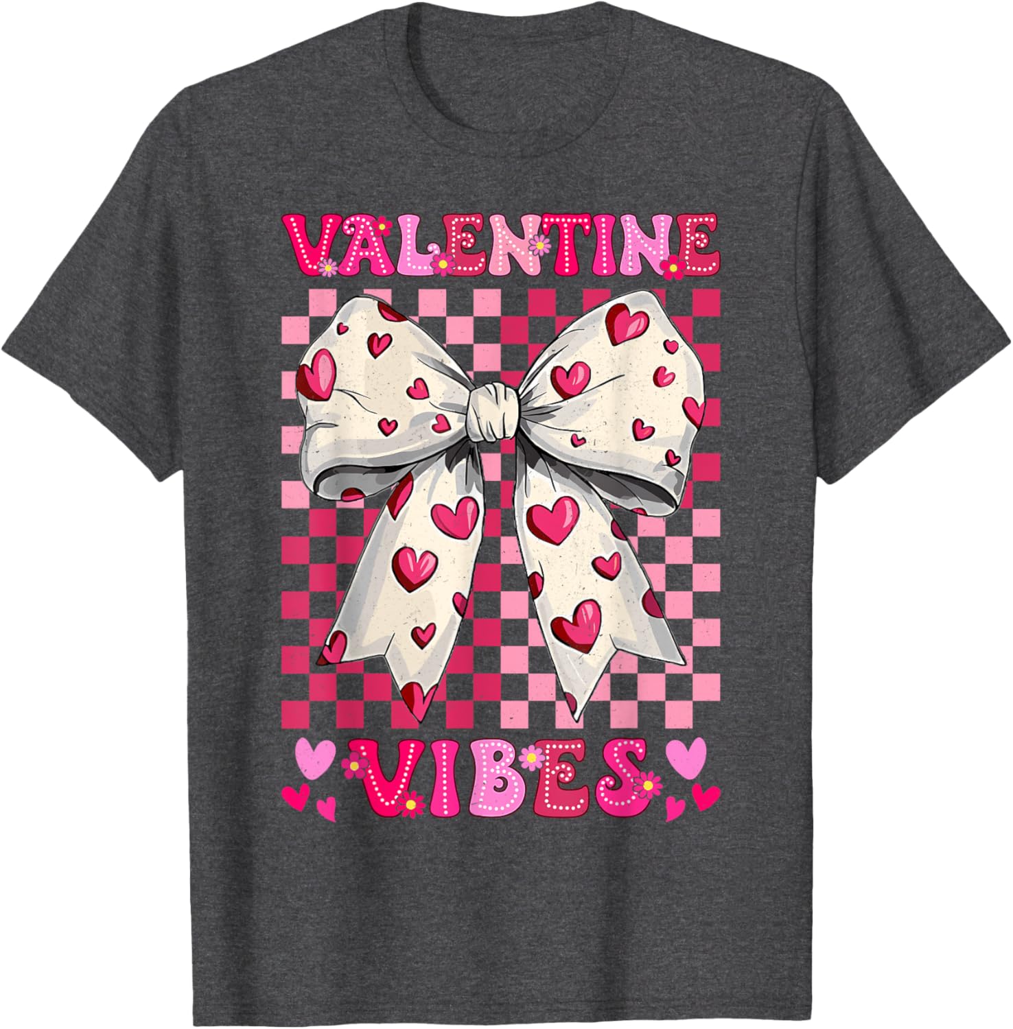 Retro Valentine's Day Heart T-Shirt for Kids - Fun Valentine's Vibes! - 5