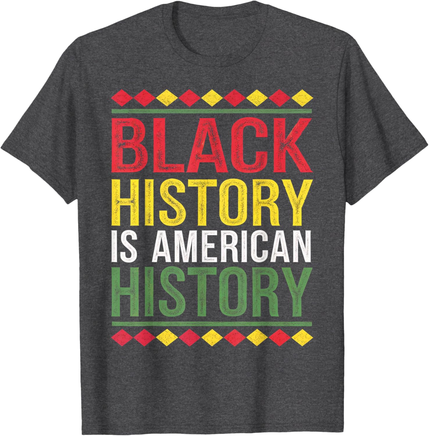Black History is American History Patriotic African American T-Shirt - 6