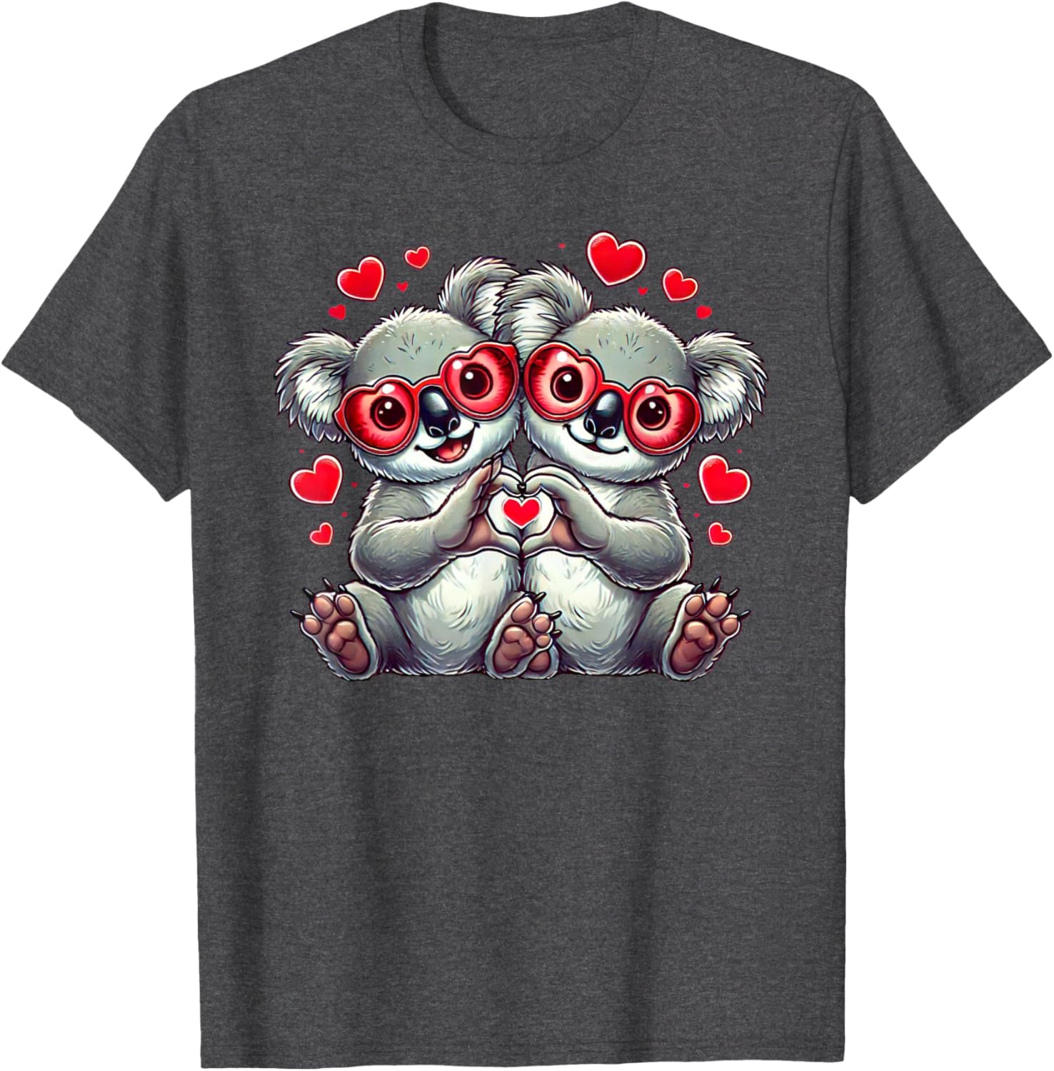 Funny Koala Heart Sign T-Shirt for Everyone - Perfect Valentine Gift! - 17
