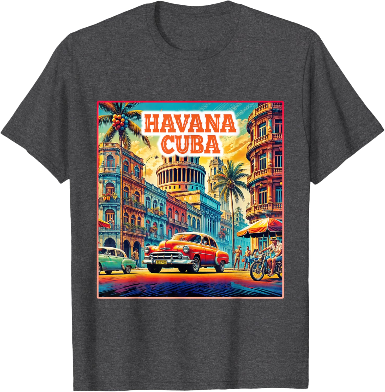 Vintage Havana Cuba Family Trip T-Shirt - Retro Tourist Tee for Fun Adventures - 3