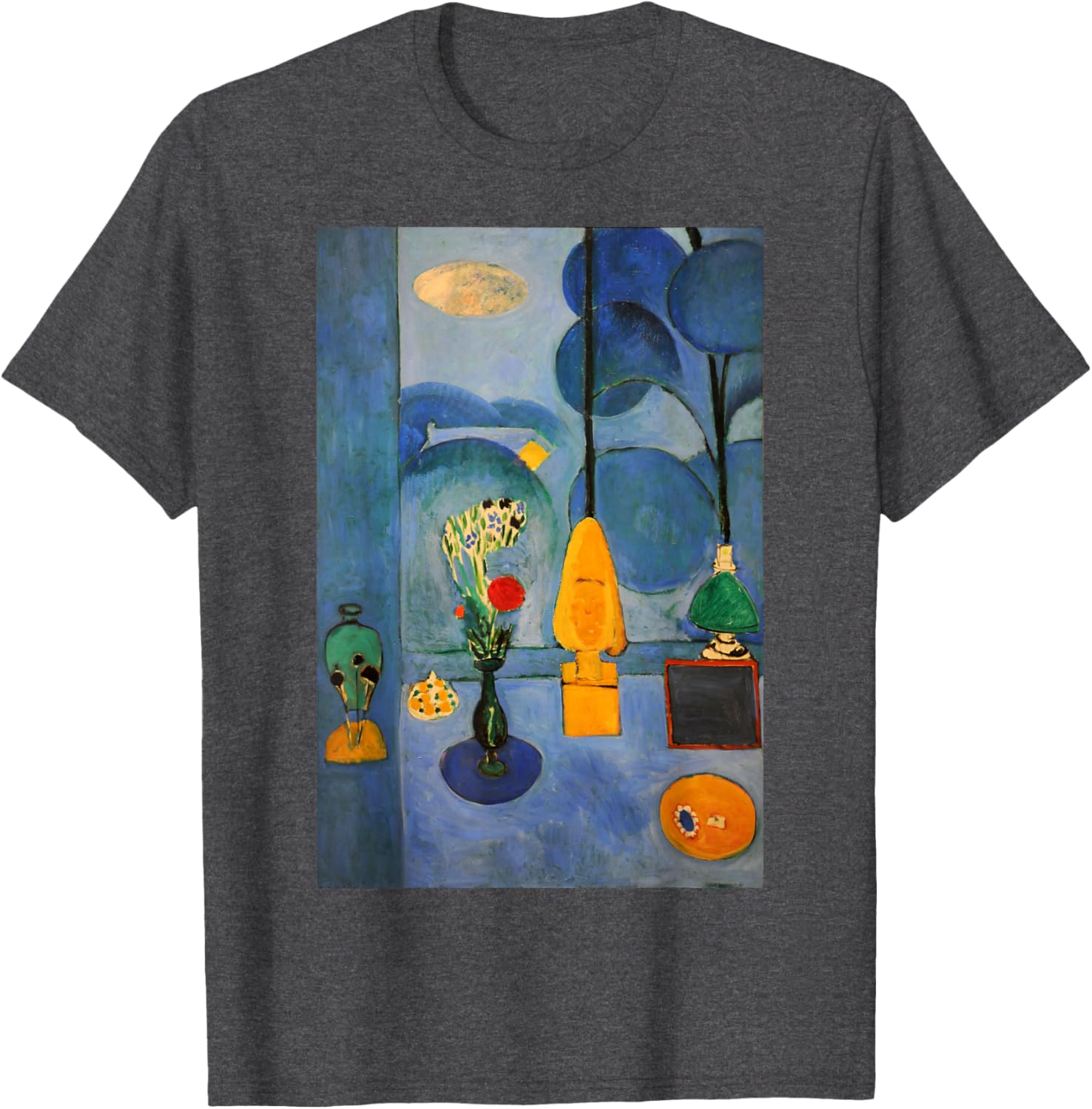 Matisse Blue Window T-Shirt – Stylish Art-Inspired Clothing for All - 13