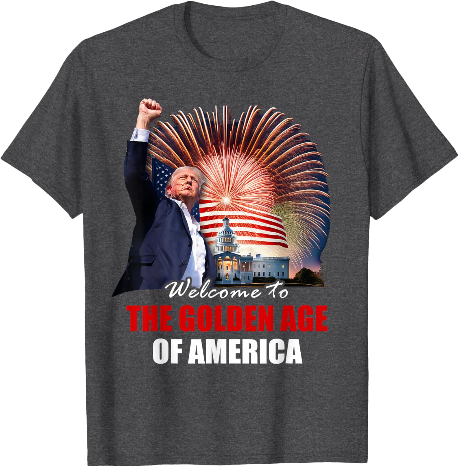 Welcome To The Golden Age of America Trump Inauguration 2025 T-Shirt - 7