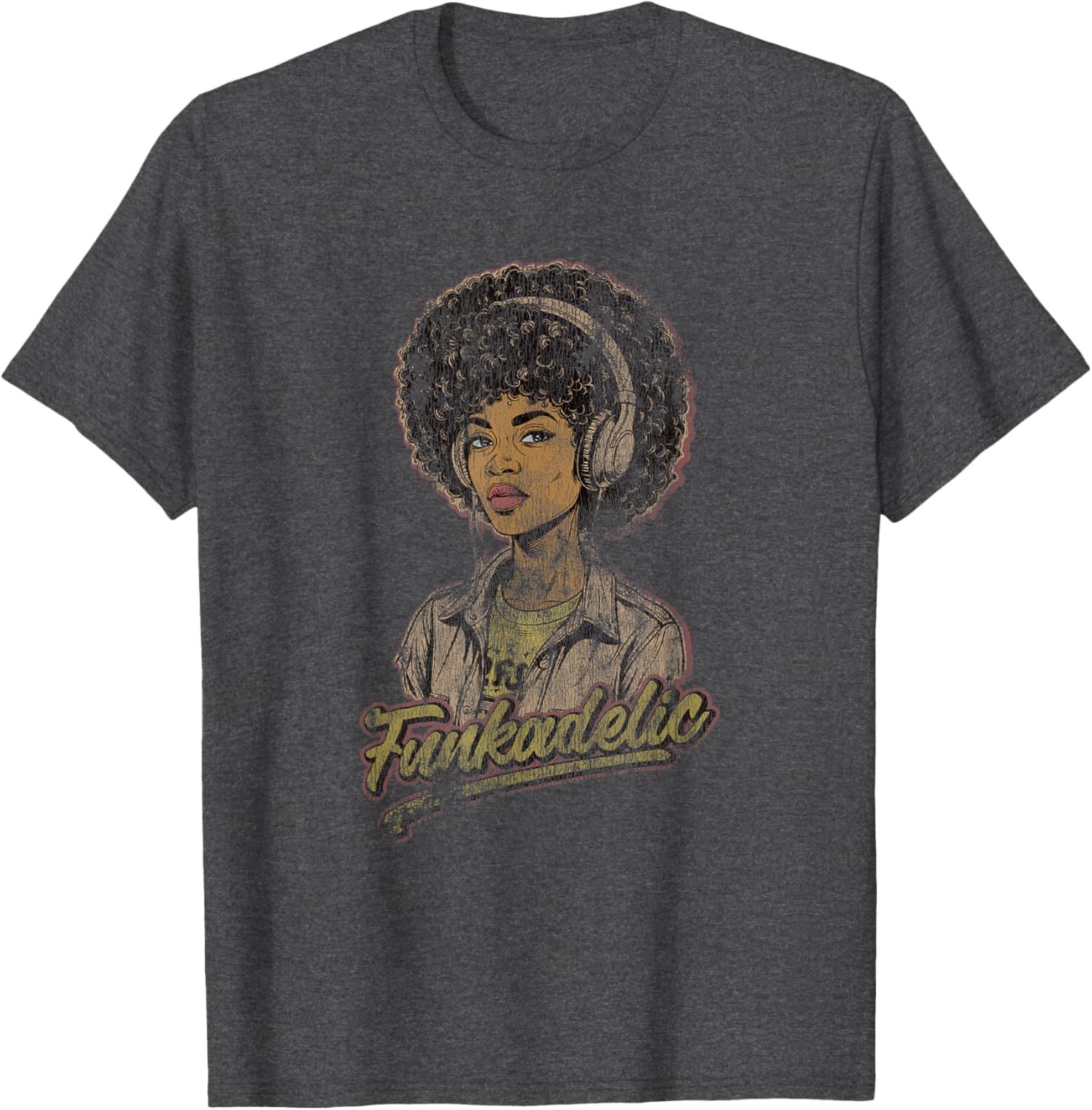 70s Funk Afro Women Soul Retro Vintage Graphic T-Shirt for Cool Style - 10