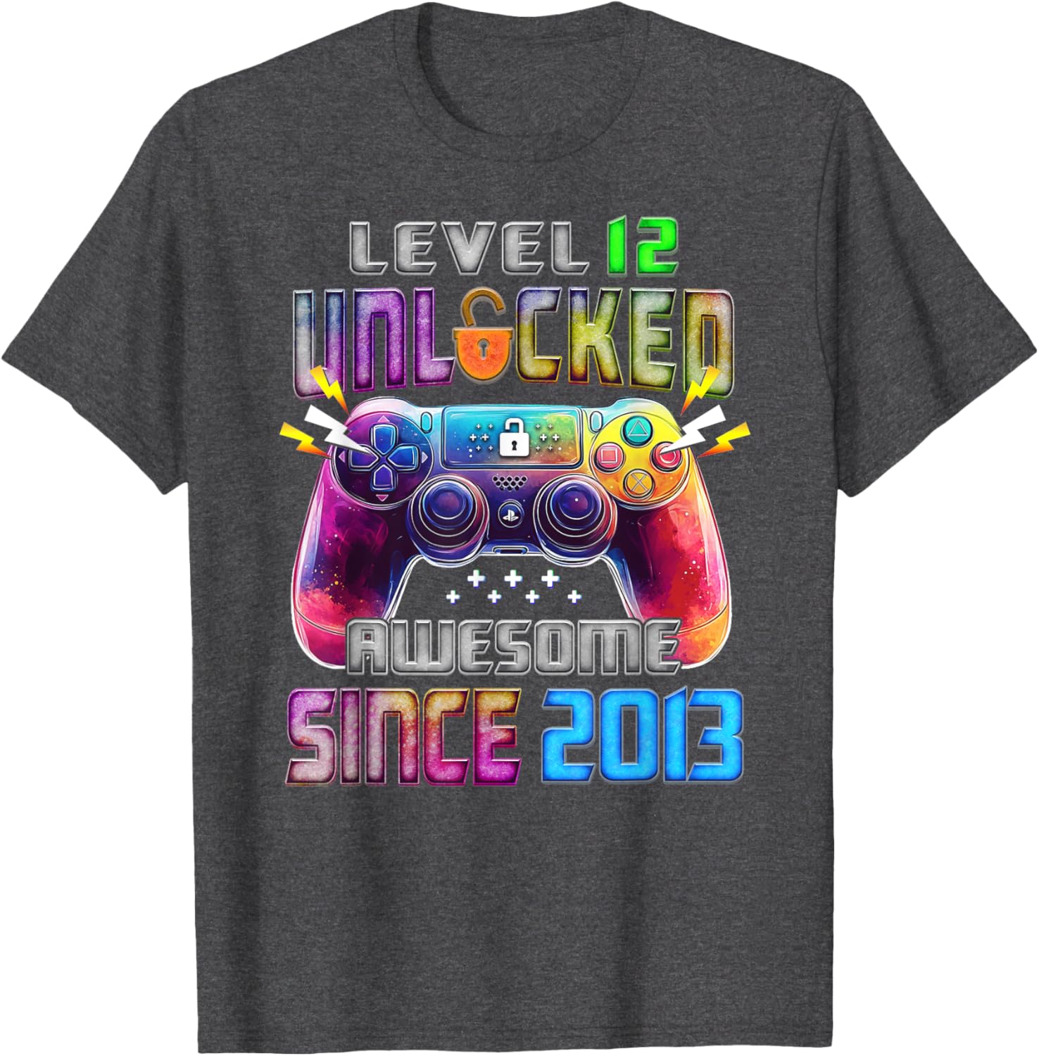Level 12 Awesome 12 Year Old T-Shirt Fun Gift Since 2013 for Kids - 2