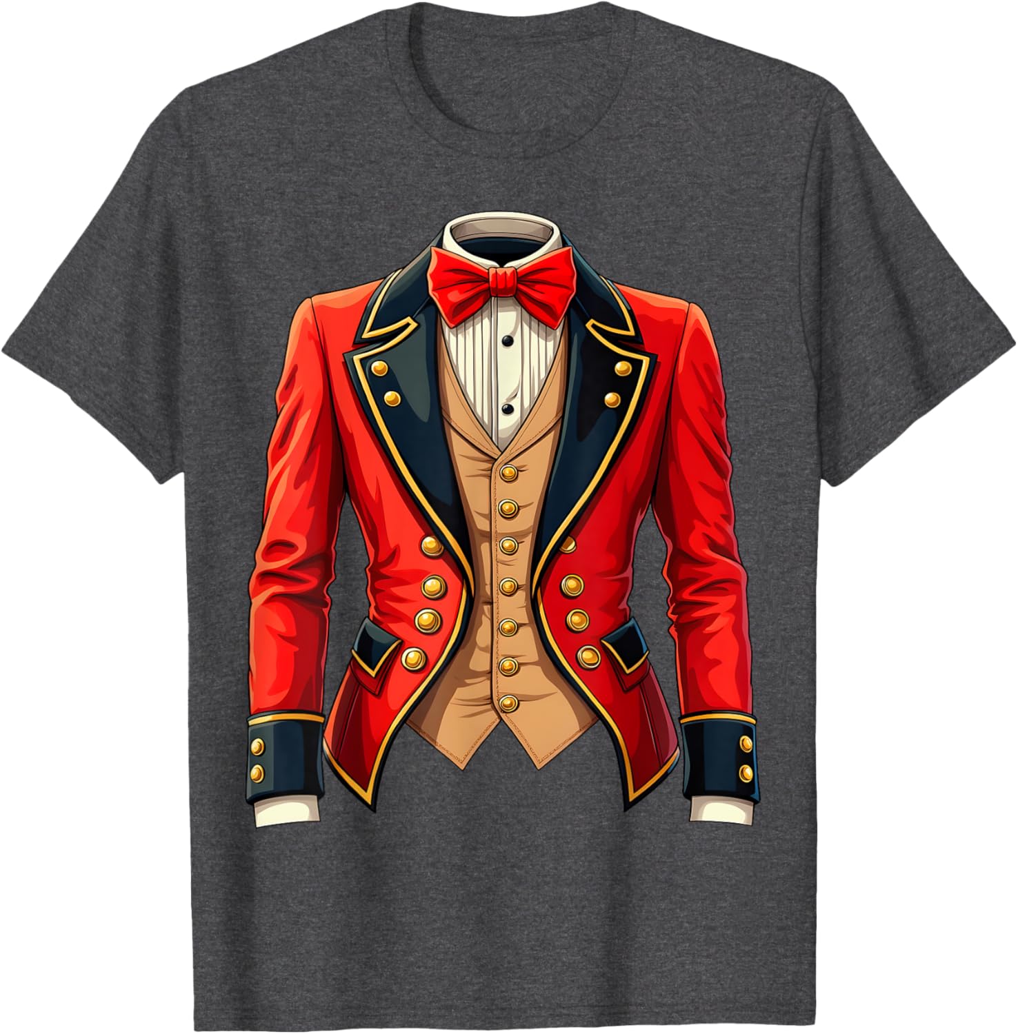 Ringmaster Costume Jacket for Circus Performers - Fun T-Shirt Design - 20