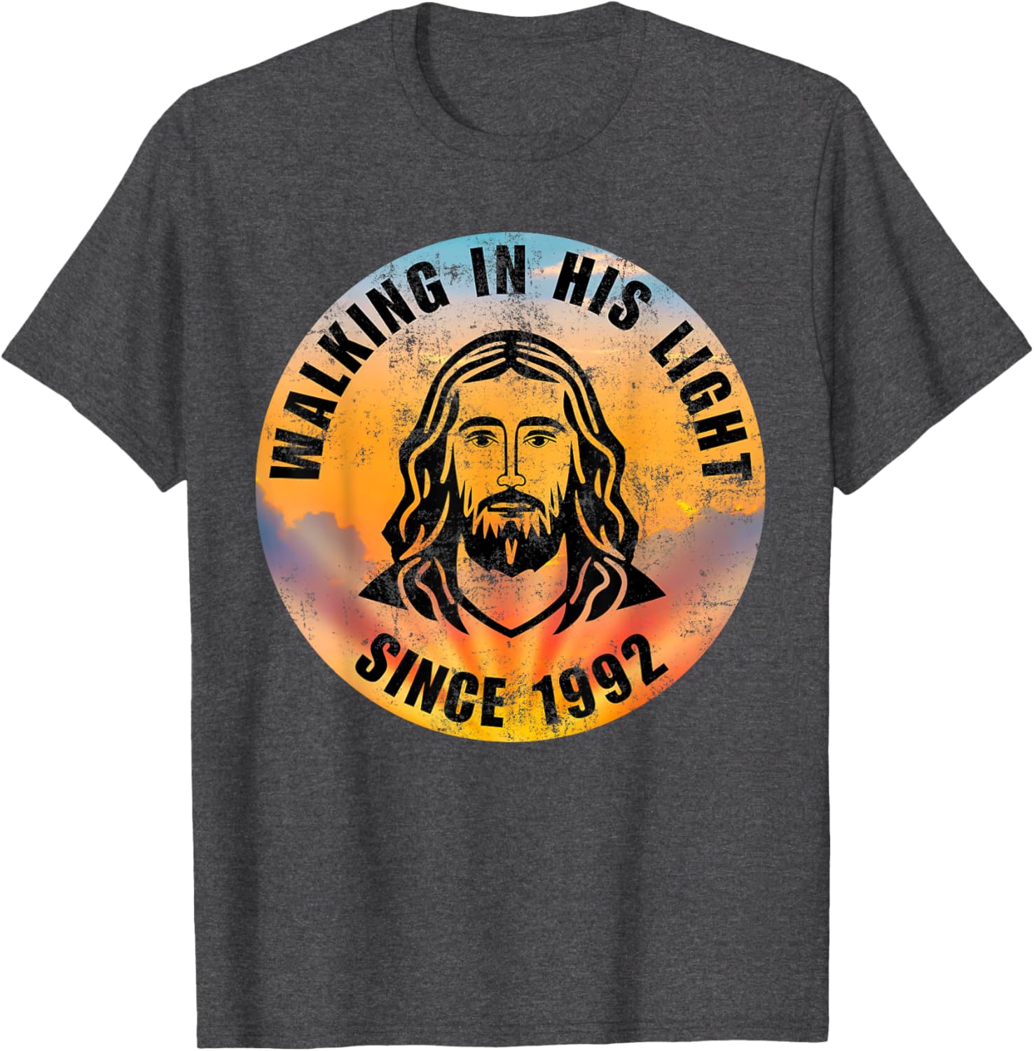 Walking In His Light Since 1992 Inspirational Christian T-Shirt - 11