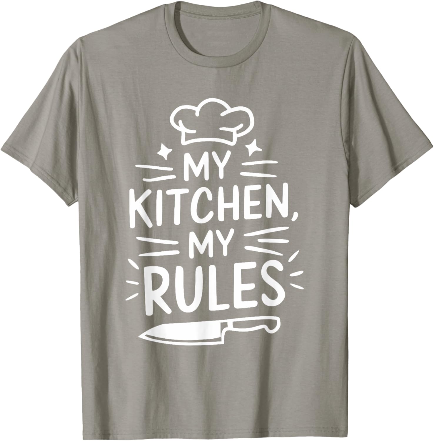My Kitchen My Rules Chef T-Shirt for Cooking Enthusiasts - 11