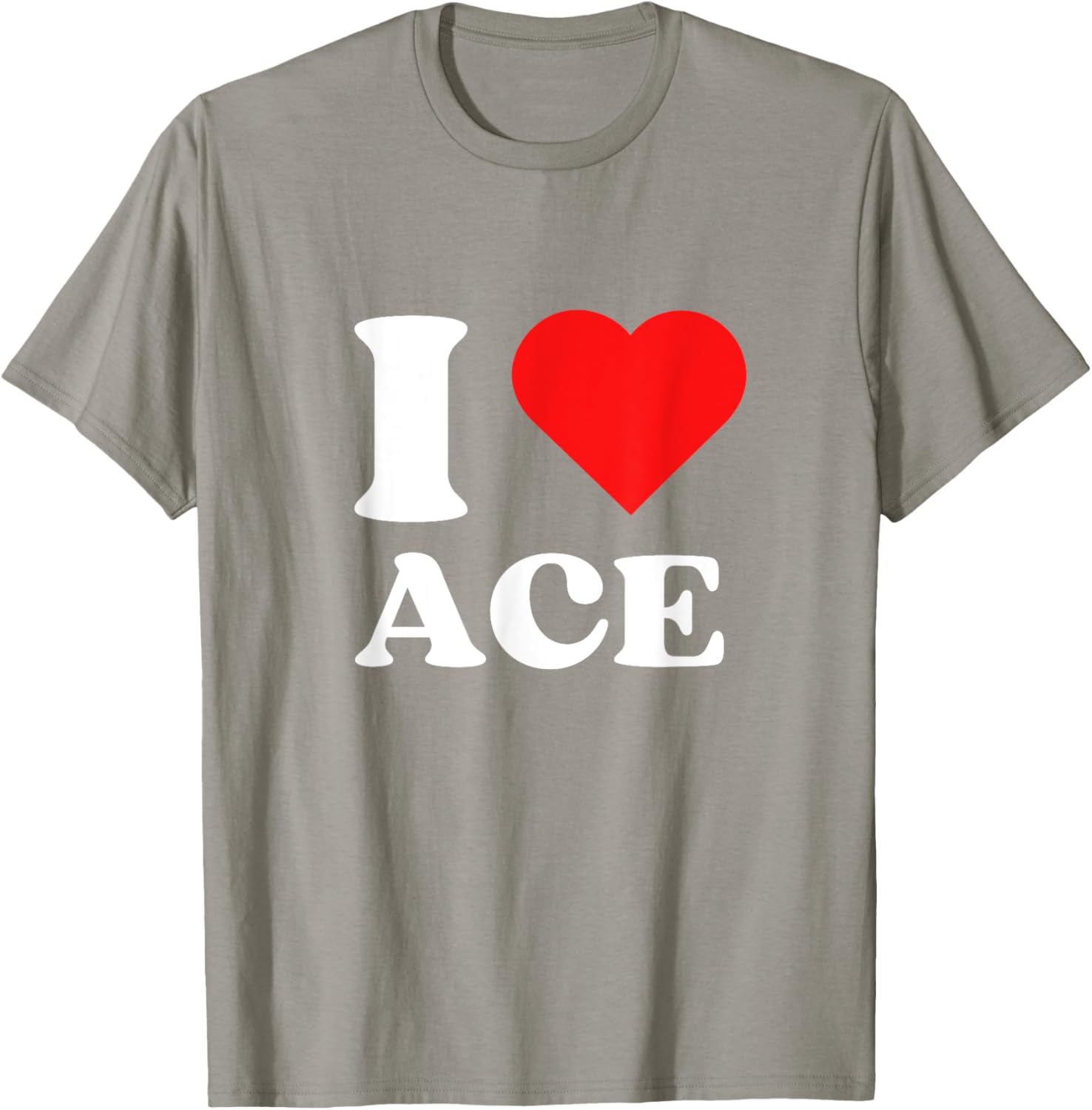 I Love Ace Y2K Valentine's Day T-Shirt for Trendy Fashion Lovers - 16