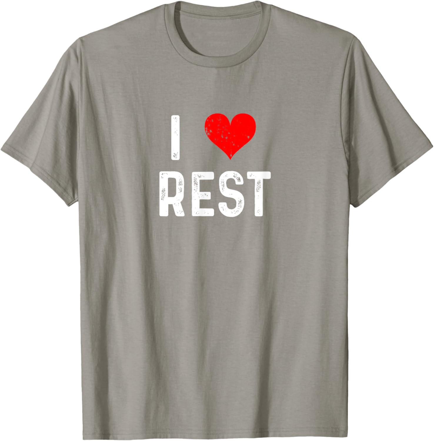 I Love Rest Heart Relaxing Sleep T-Shirt for Comfort Lovers - 5