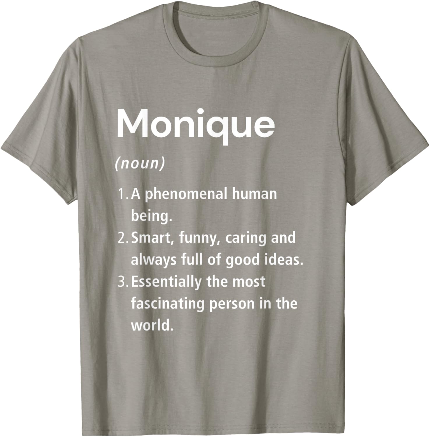 Funny Monique Name Definition T-Shirt for Unique Fashion Lovers - 19