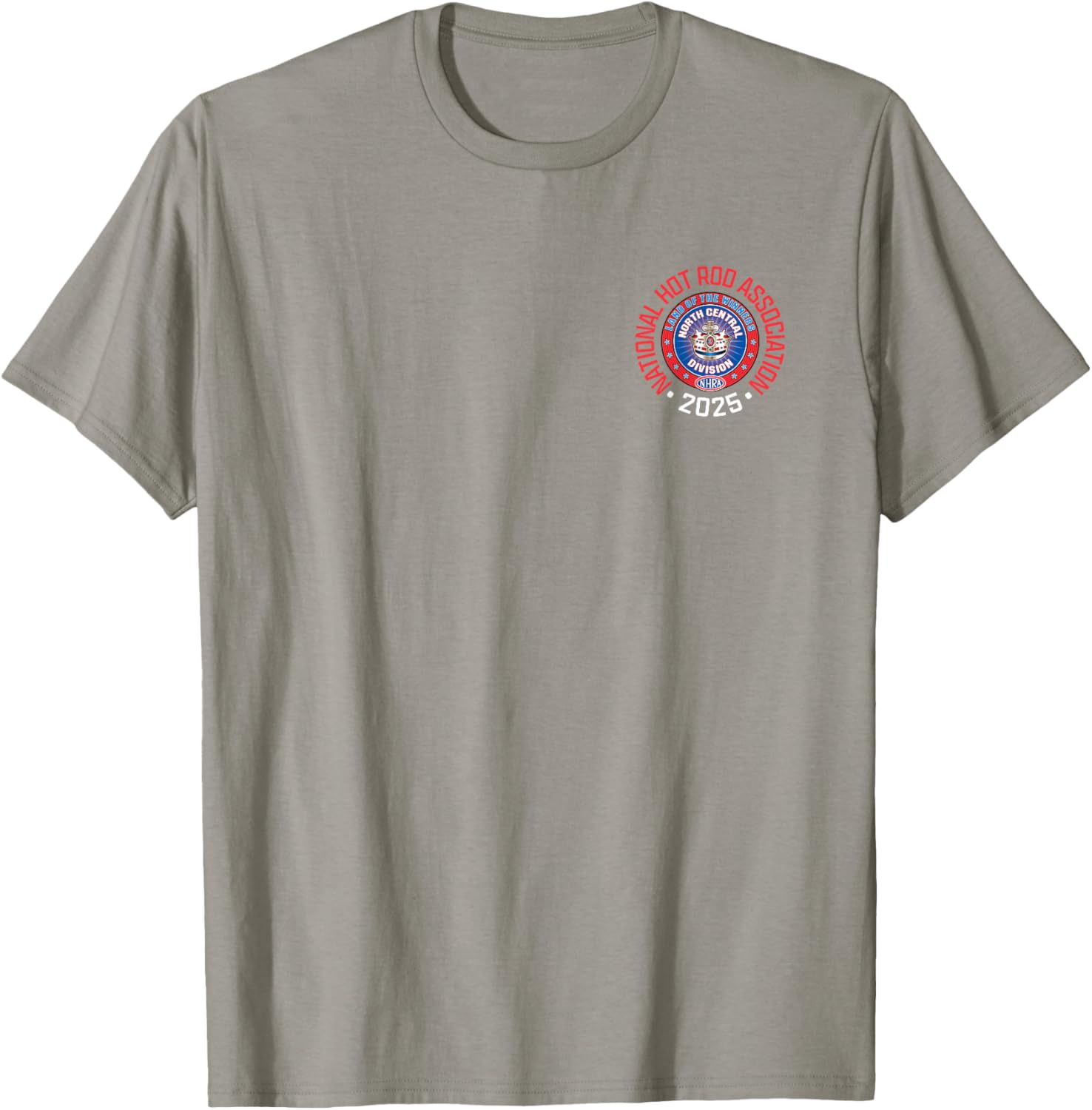 NHRA North Central Division Circle Logo T-Shirt for Racing Fans - 22