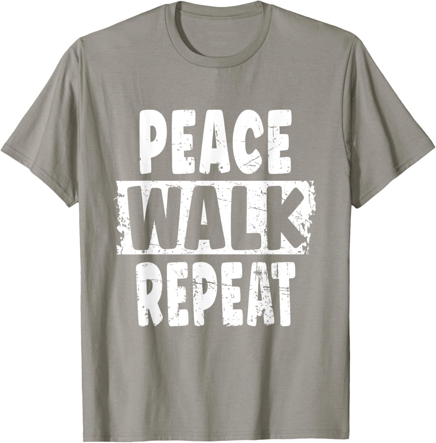 Peace Walk Repeat T-Shirt for Outdoor Enthusiasts and Silent Walk Lovers - 2