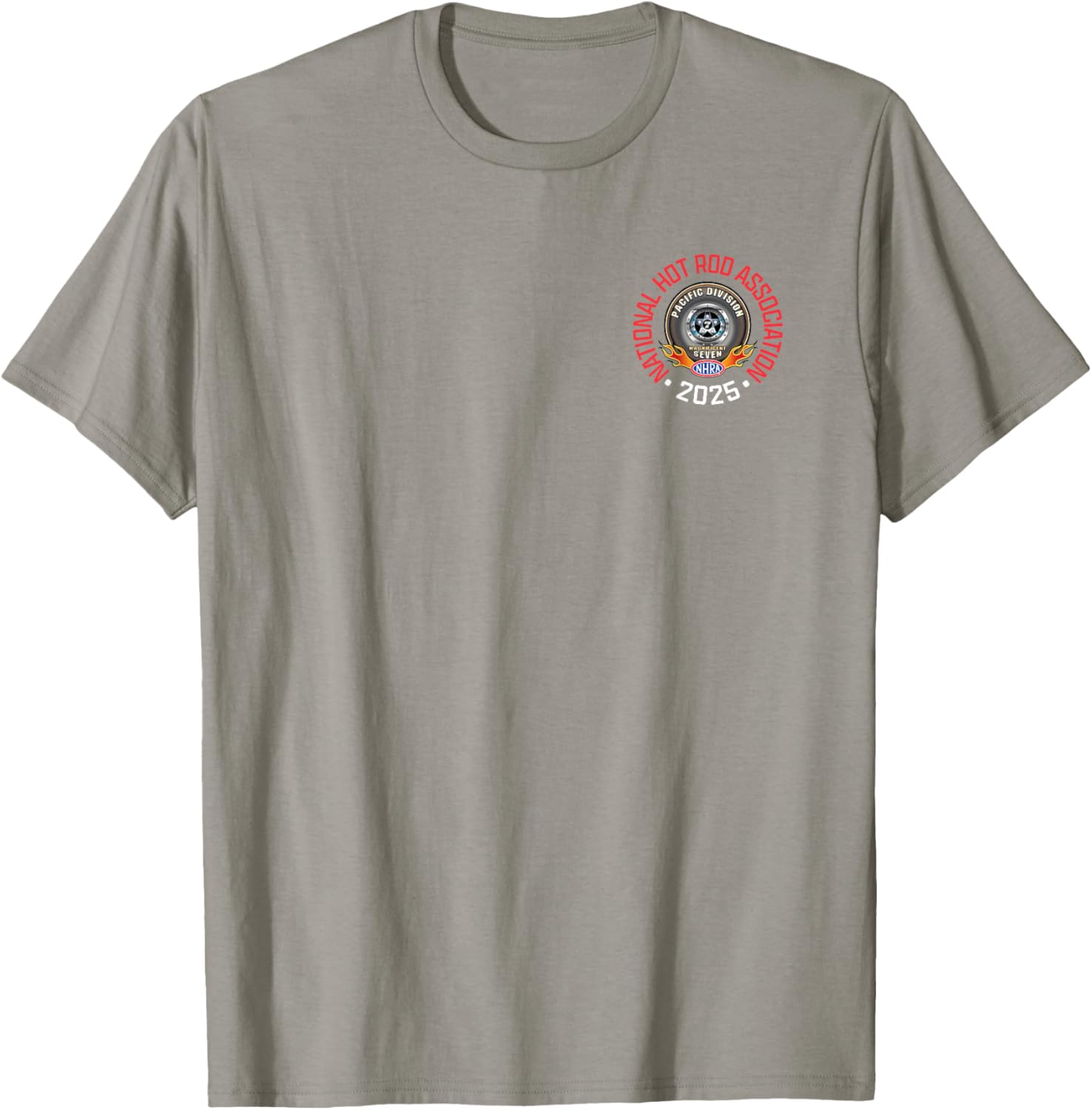 NHRA Pacific Division Circle Logo T-Shirt for Racing Fans and Enthusiasts - 16